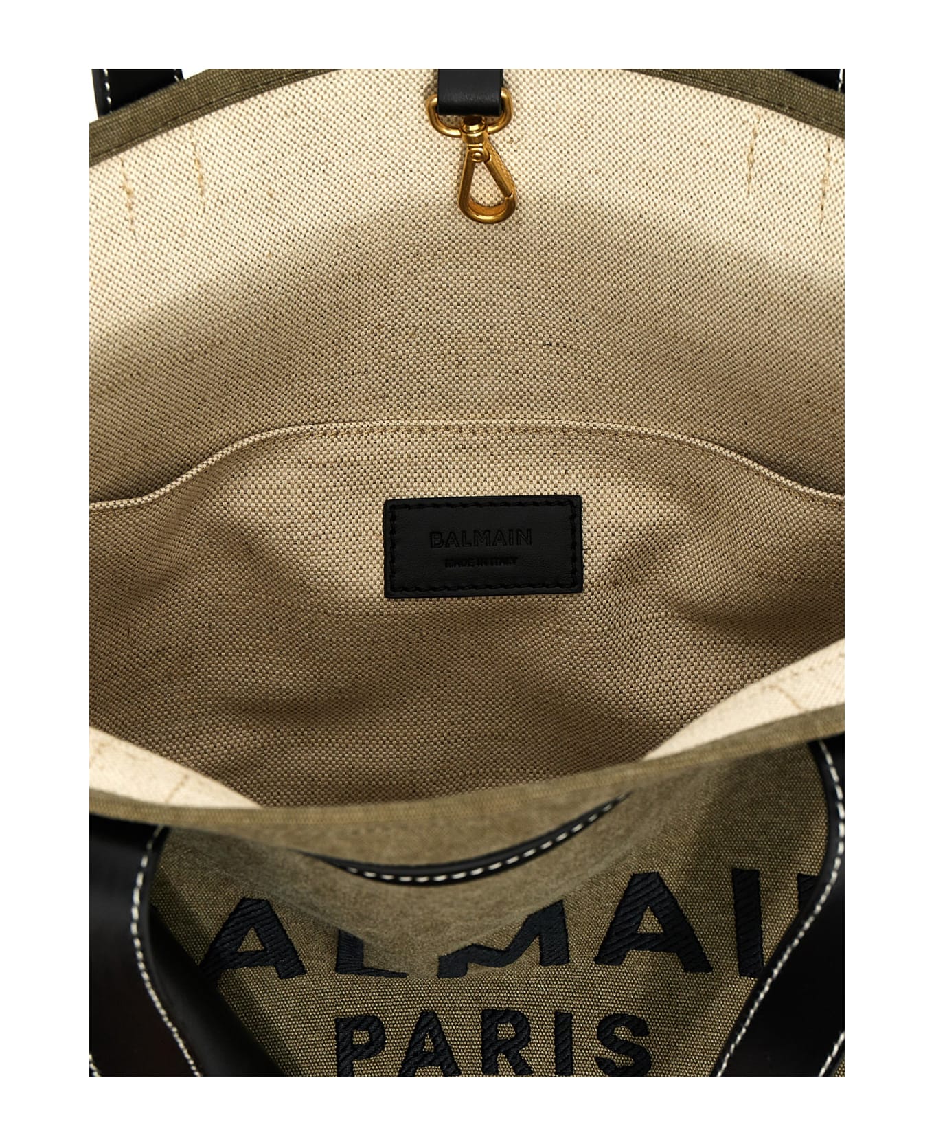 Balmain 'b-army Medium' Shopping Bag - Green