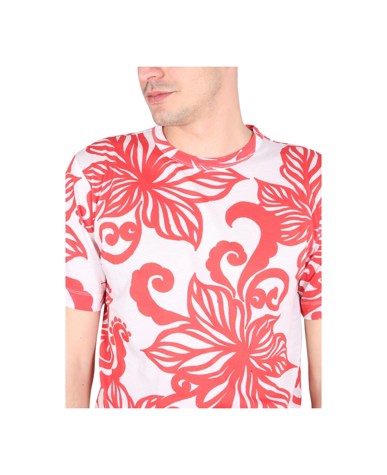 Dries Van Noten Crewneck T-shirt - ORANGE