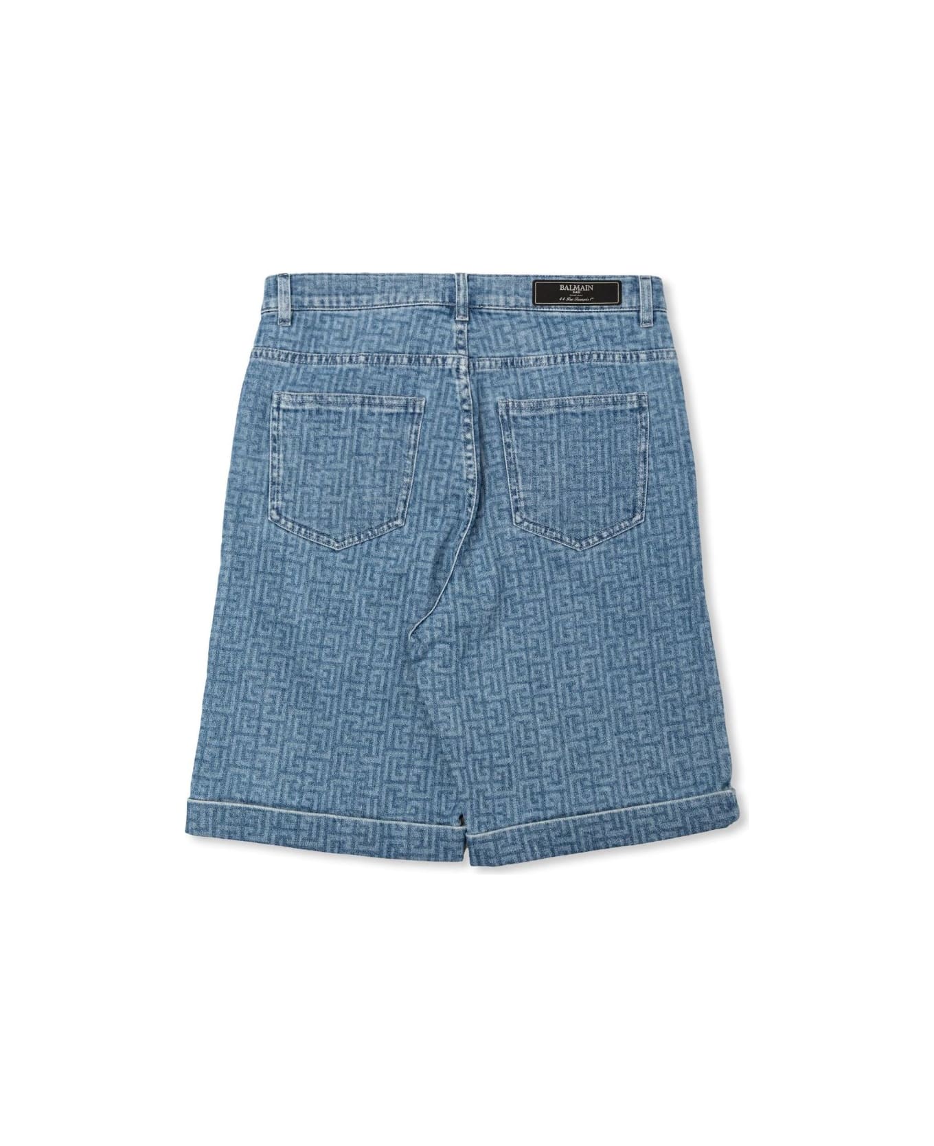 Balmain Shorts Denim - Light blue