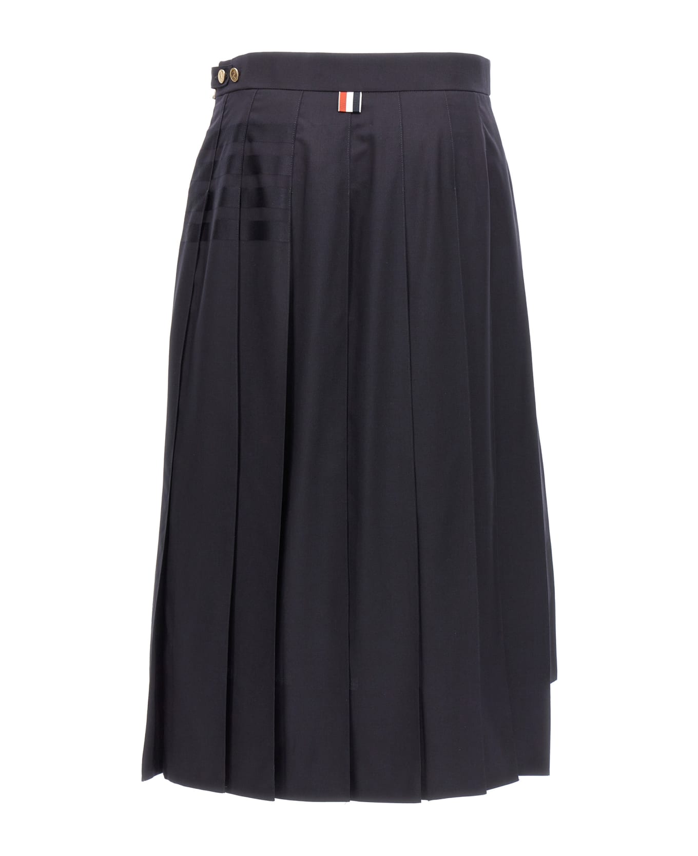 Thom Browne '4 Bar' Skirt - Dark Blue