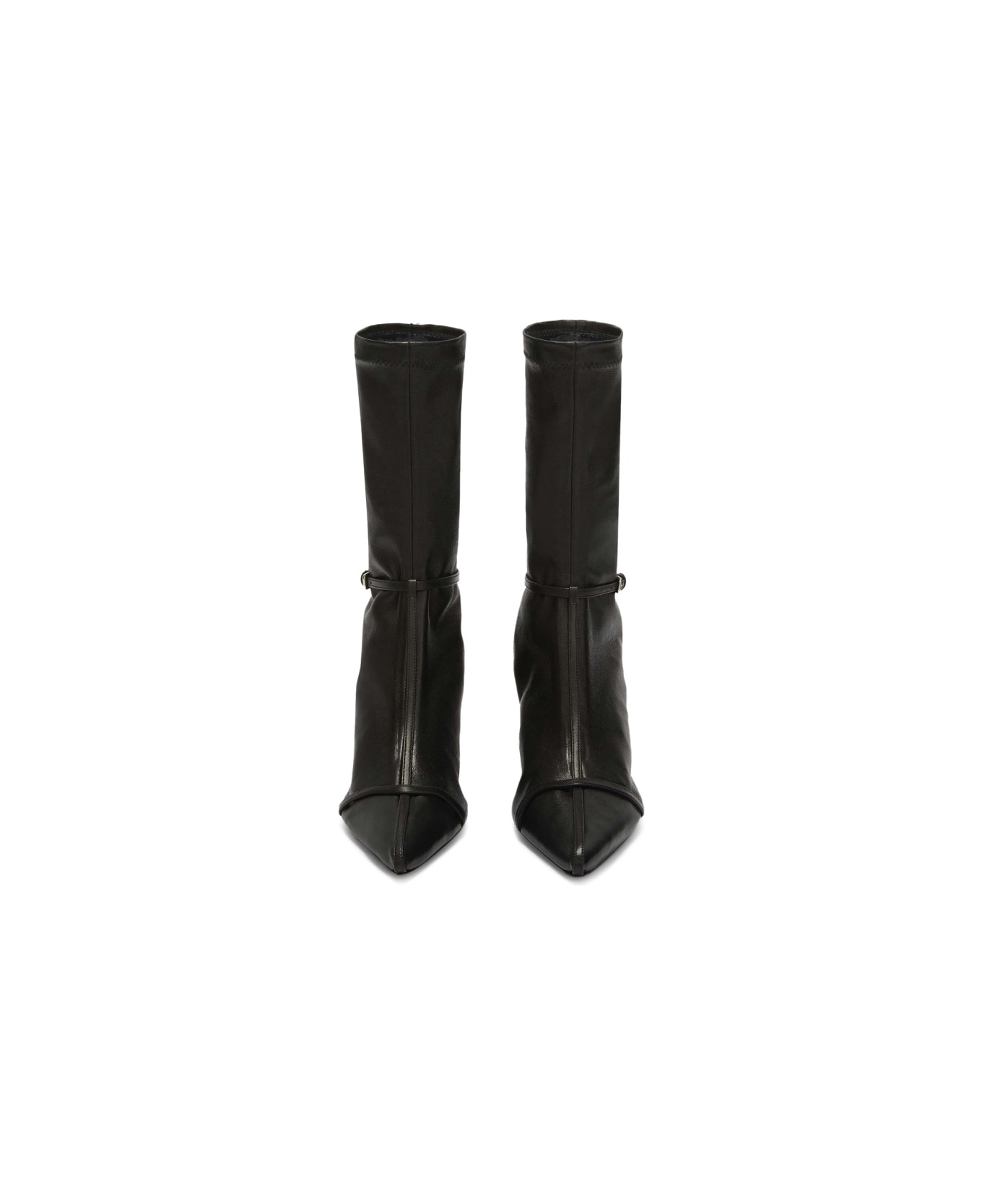 Jil Sander Leather Boot - BLACK