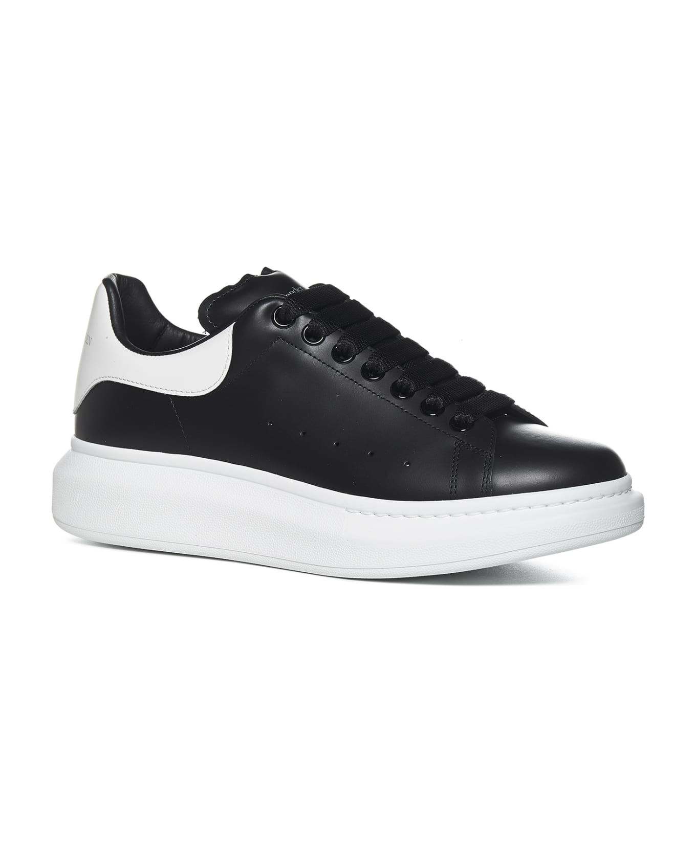 Alexander McQueen Oversize Larry Leather Sneakers - Black