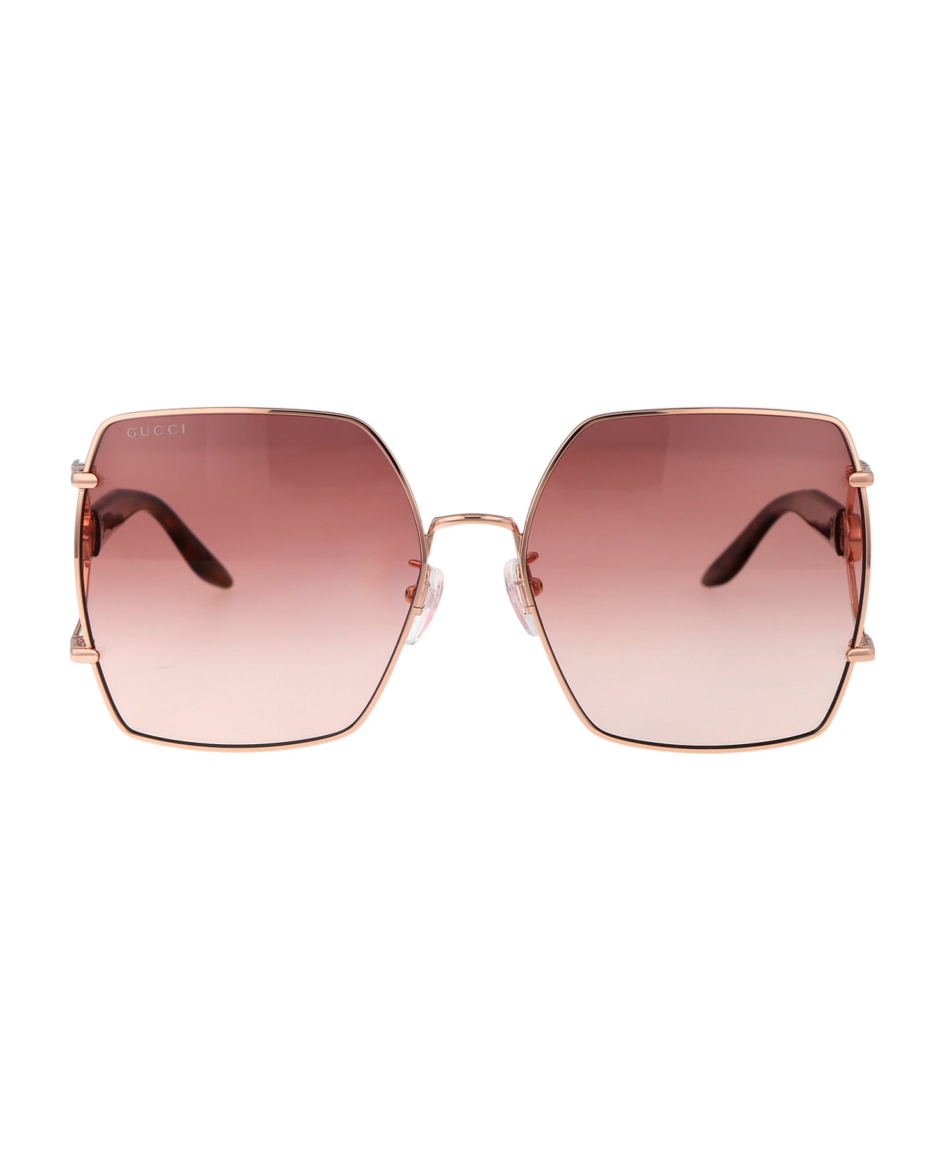 Gucci Eyewear Gg1564sa Sunglasses - 004 GOLD HAVANA RED