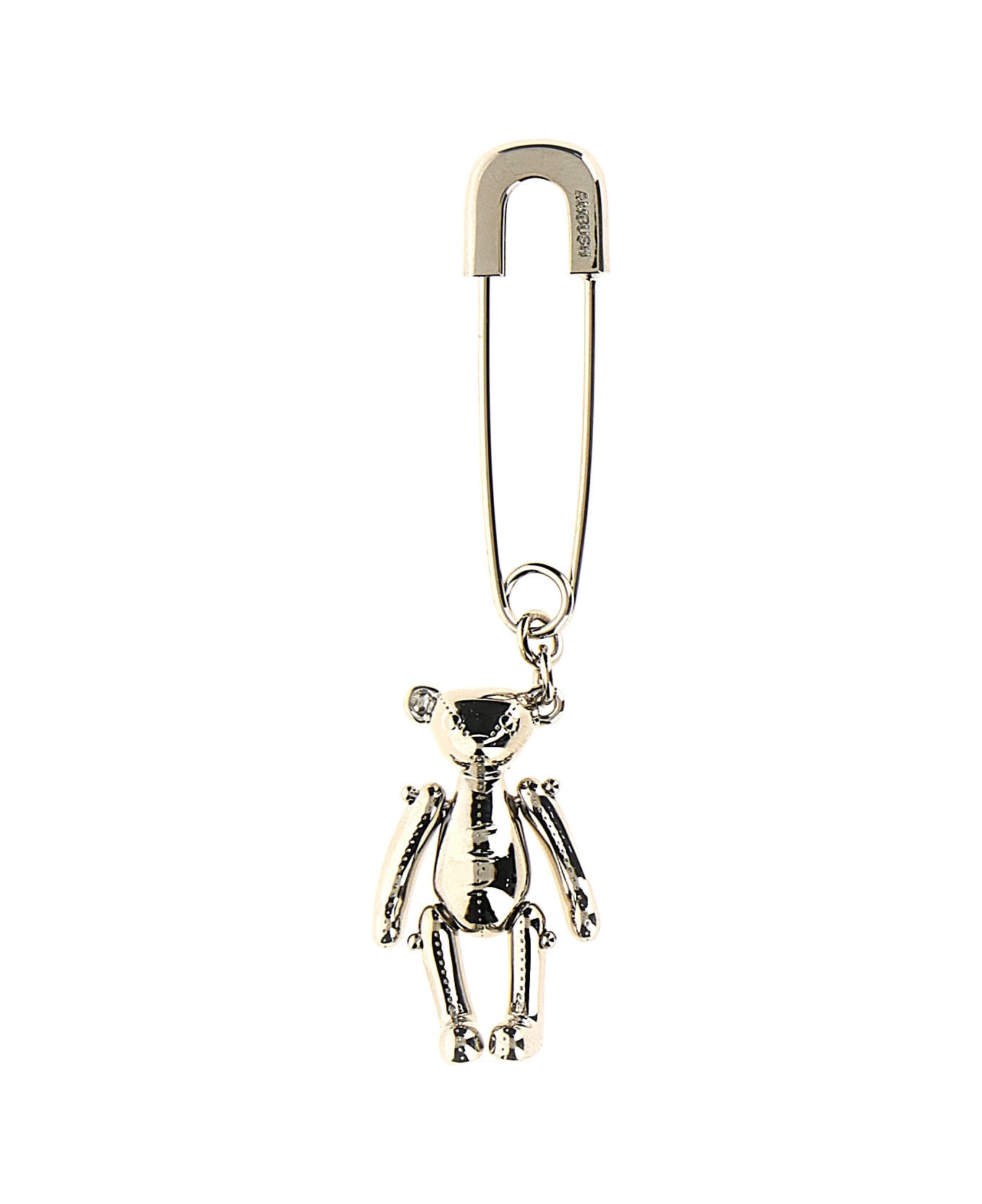 AMBUSH 'teddy Bear' Single Earrings - Silver