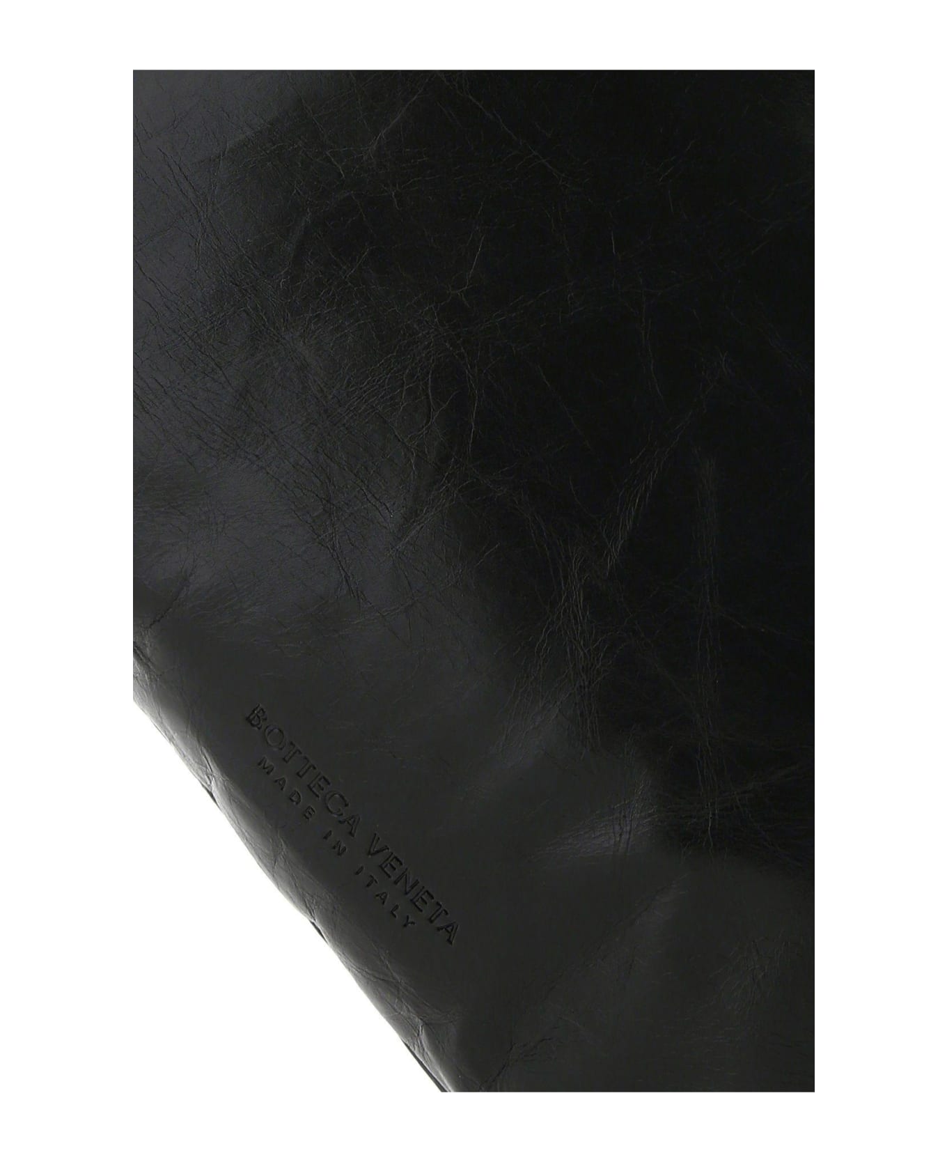Bottega Veneta Black Leather Pillow Clutch - BLACK クラッチバッグ