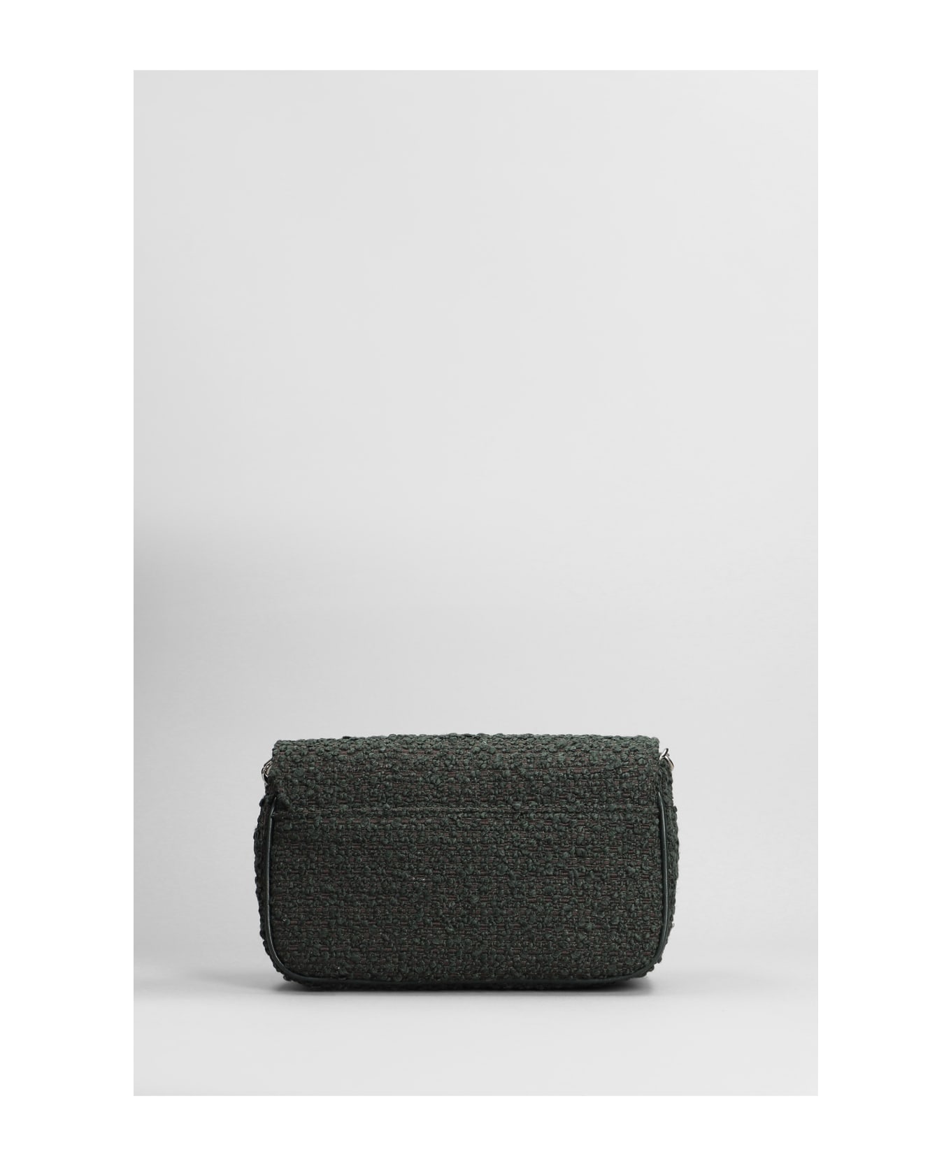 Roberto Festa Lunette Shoulder Bag In Green Wool - green
