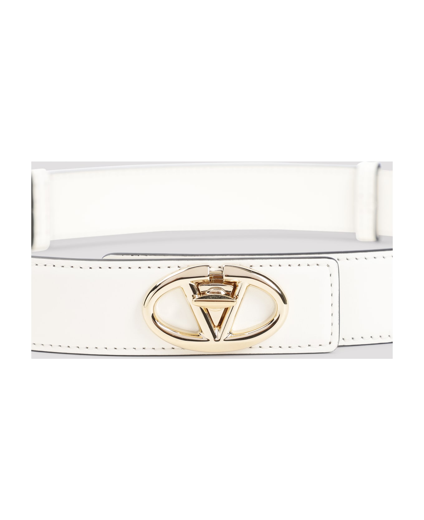 Valentino Garavani Vlogo Belt - Ivory