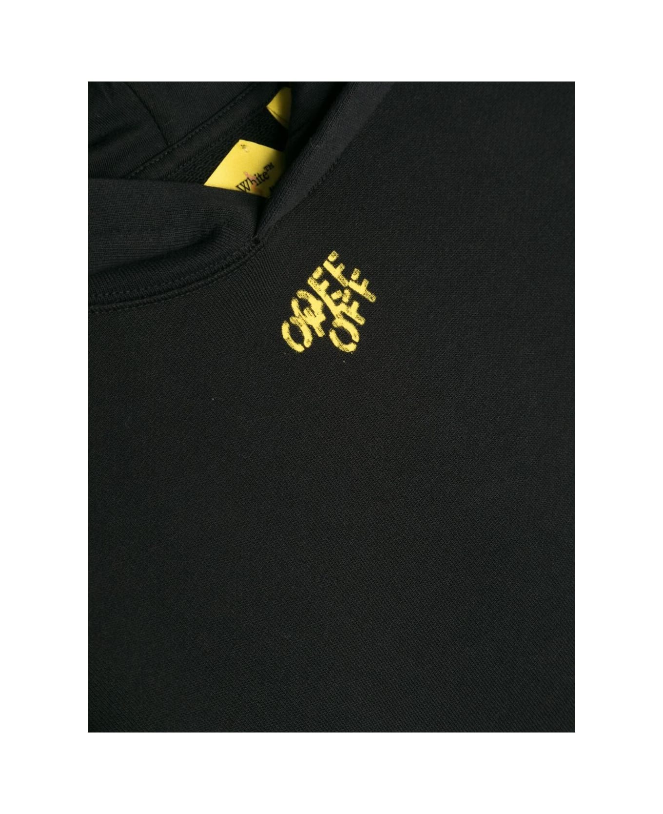 Off-White Multi Off Stamp Hoodie - Black Yellow ニットウェア＆スウェットシャツ