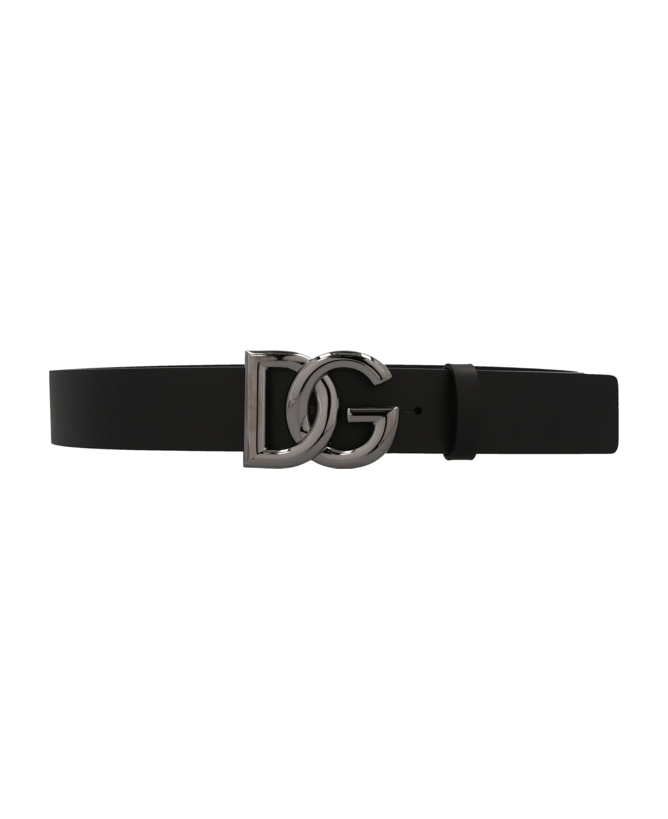 Dolce & Gabbana Logo Belt - Black  