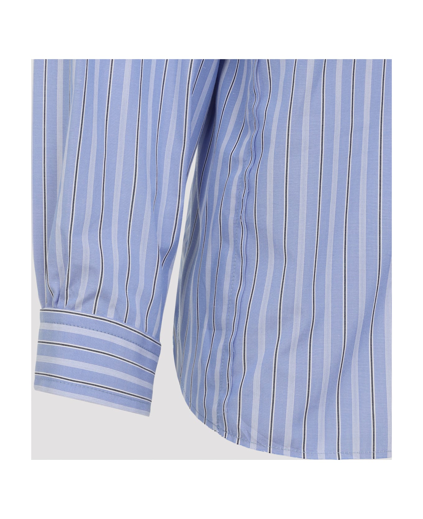 Maison Margiela Ls Shirt - F Blue Stripe