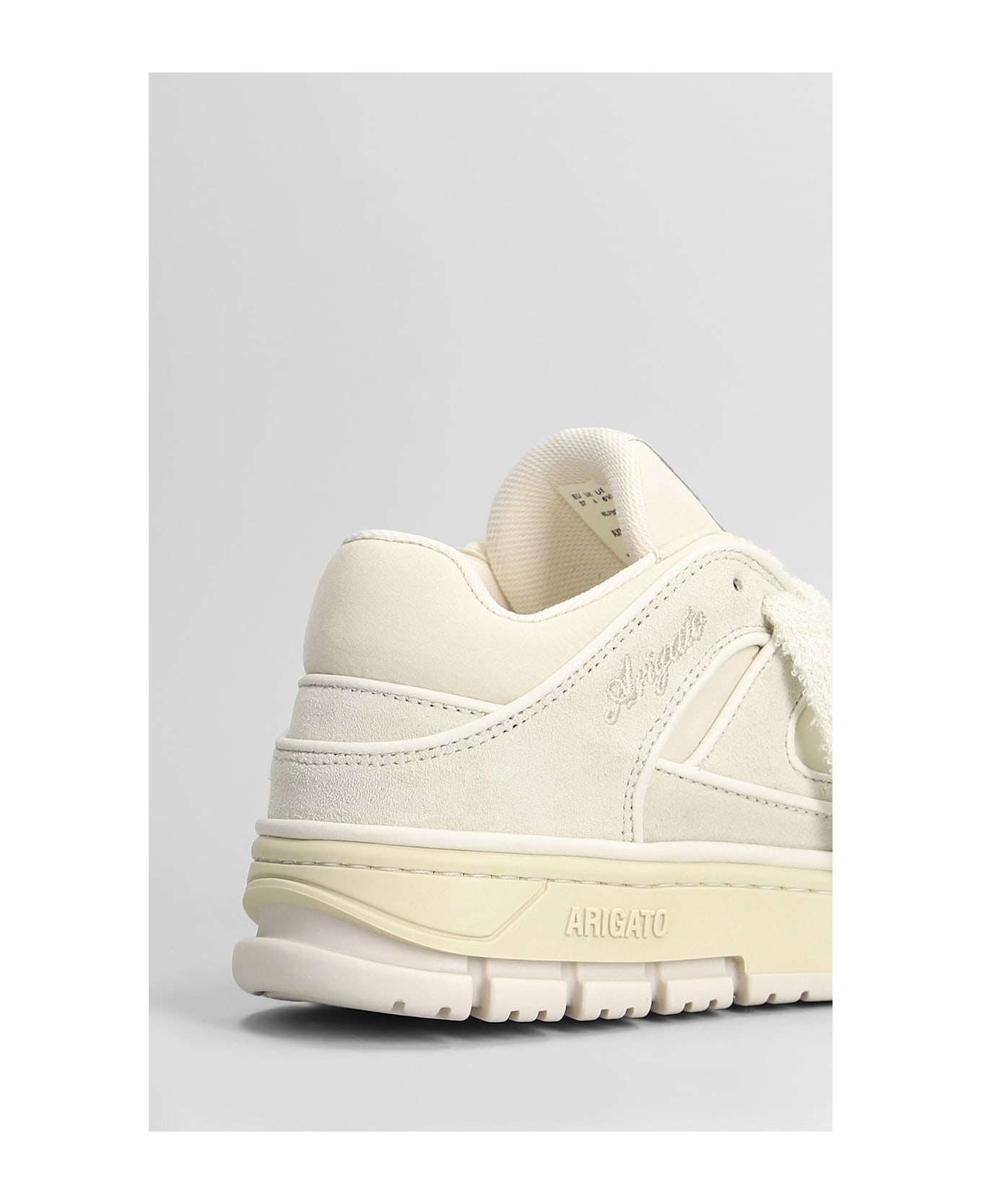 Axel Arigato Area Lo Sneaker Sneakers In Beige Suede And Leather - beige
