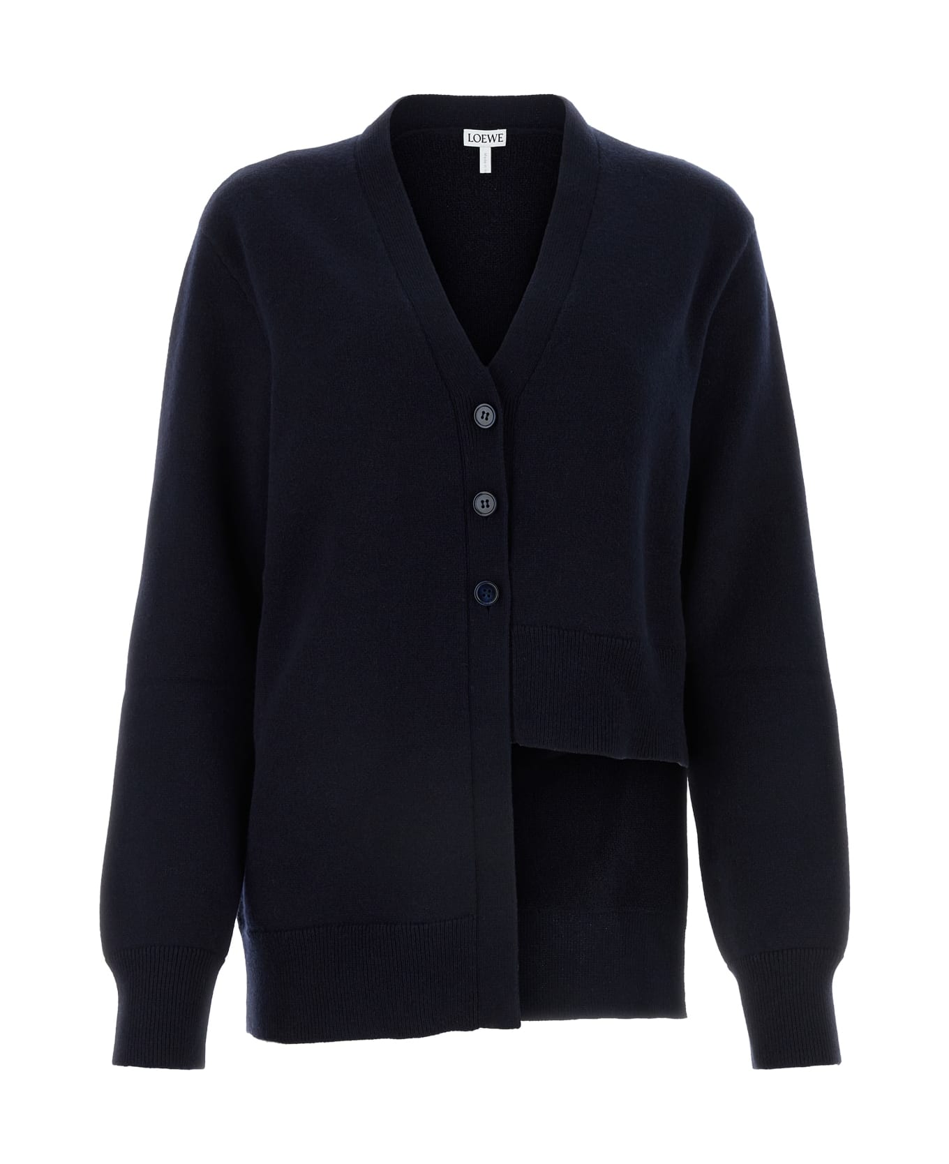 【送料&関税込】Loewe Midnight Blue Cashmere Cardigan Loewe Midnight Blue Cashmere Cardigan | italist