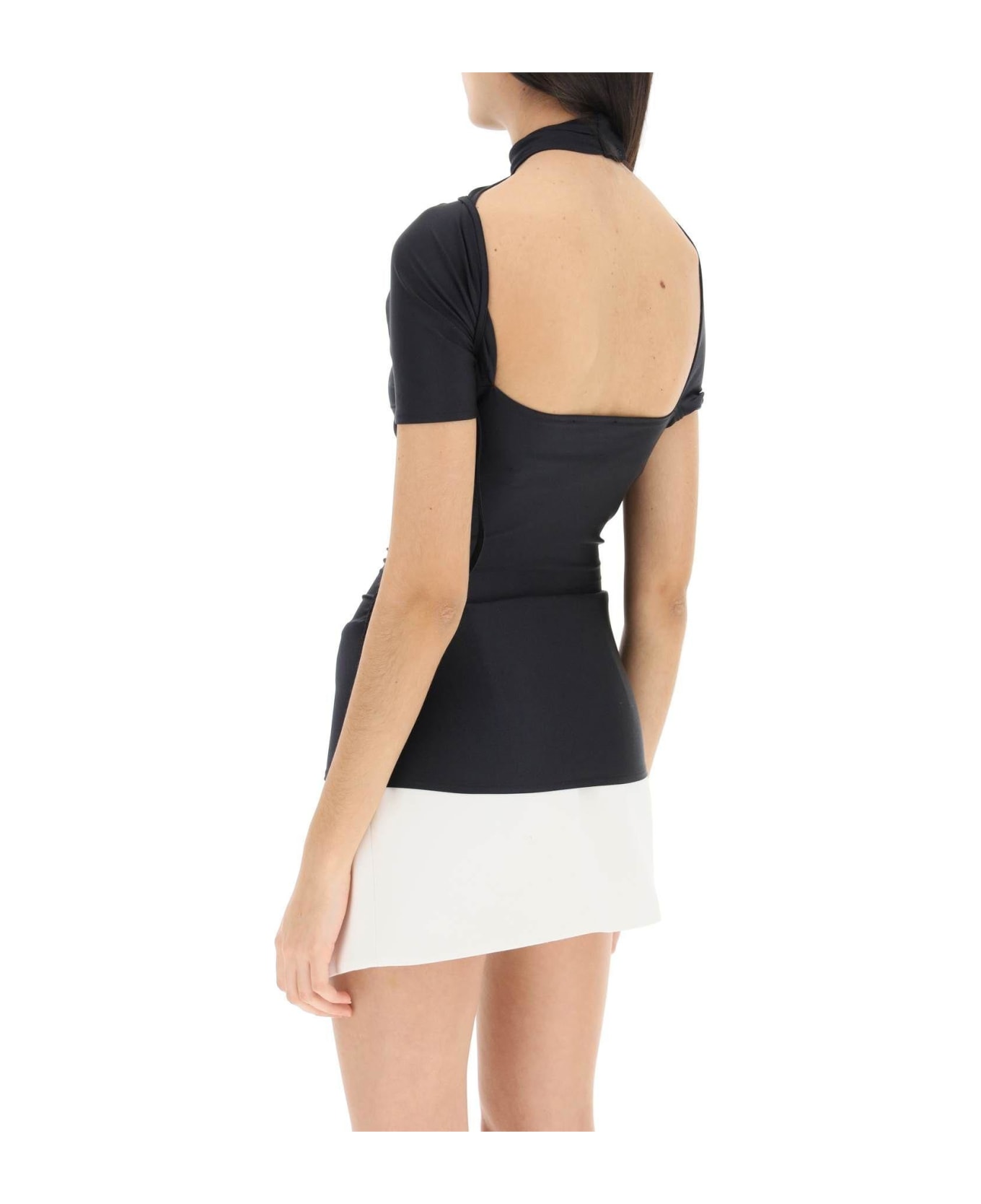 Coperni Top With Knotted Details - BLACK
