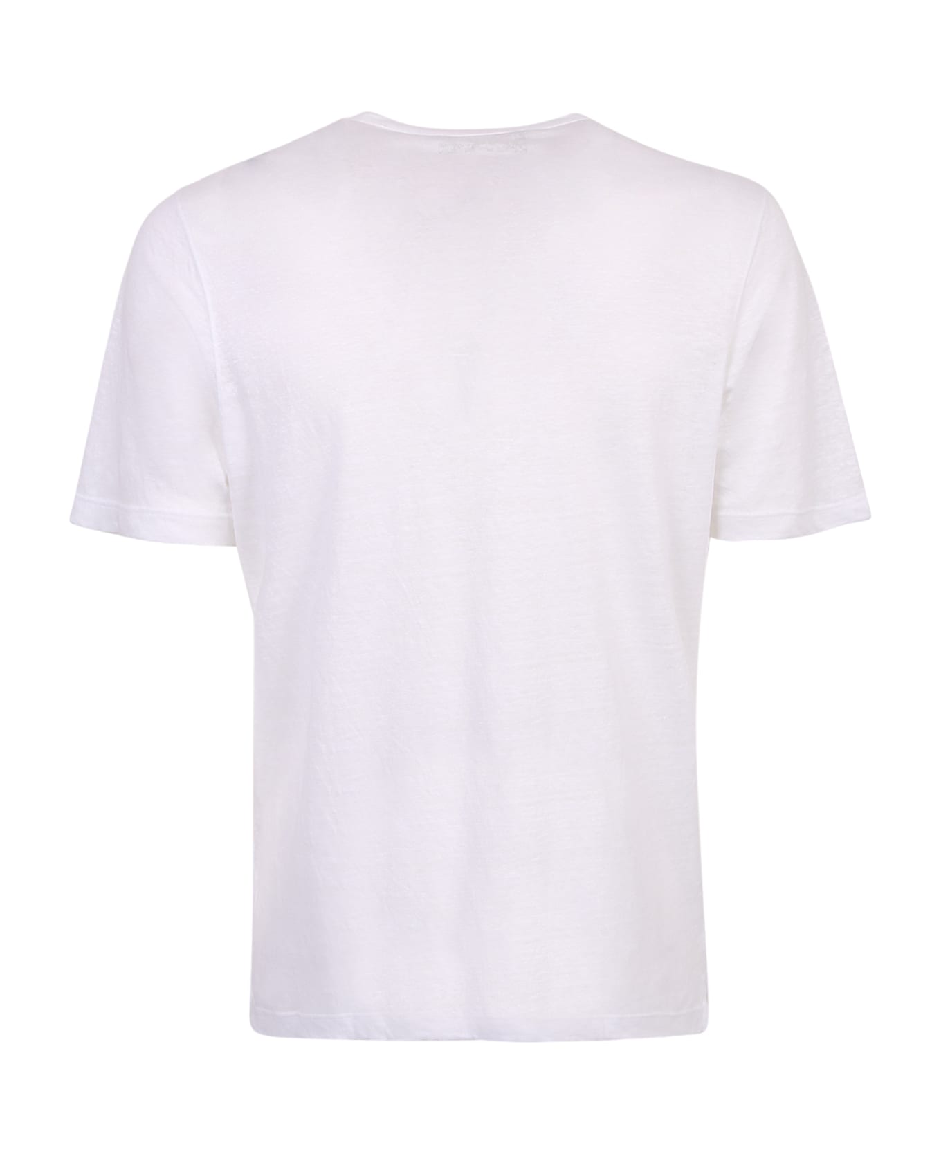 Lardini Monocrom Linen T-shirt - White