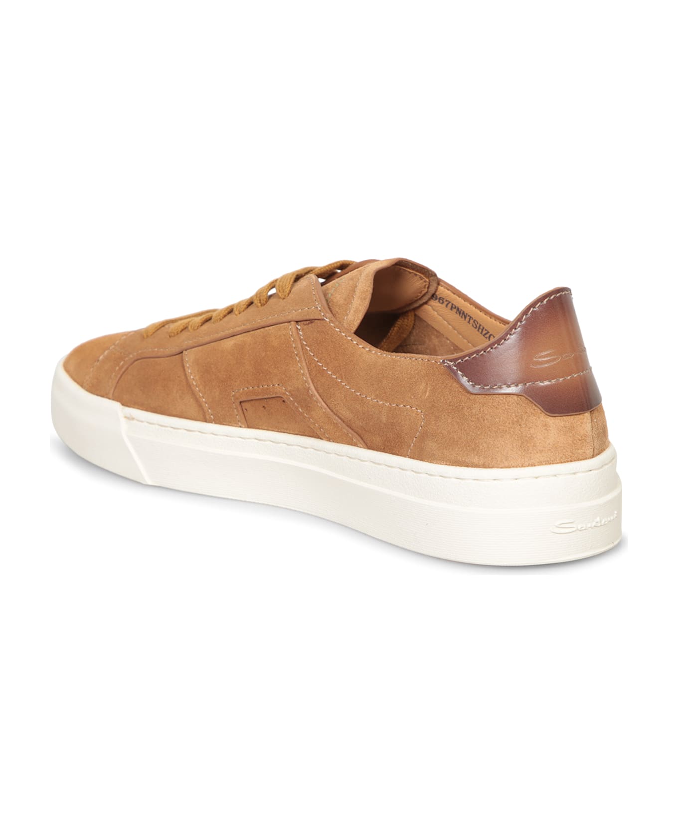 Santoni Burnt Suede Dbs Sneakers - Brown