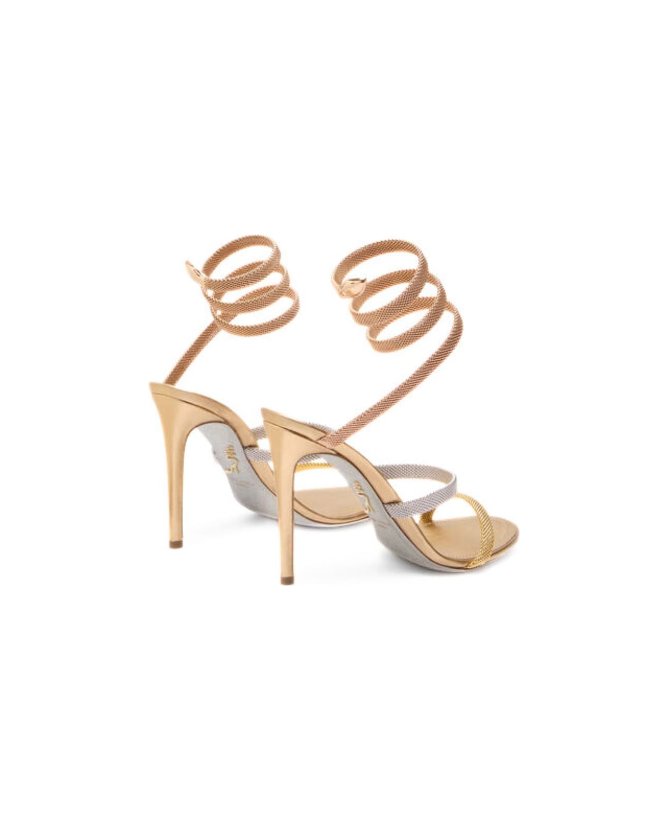 René Caovilla Heels - Golden