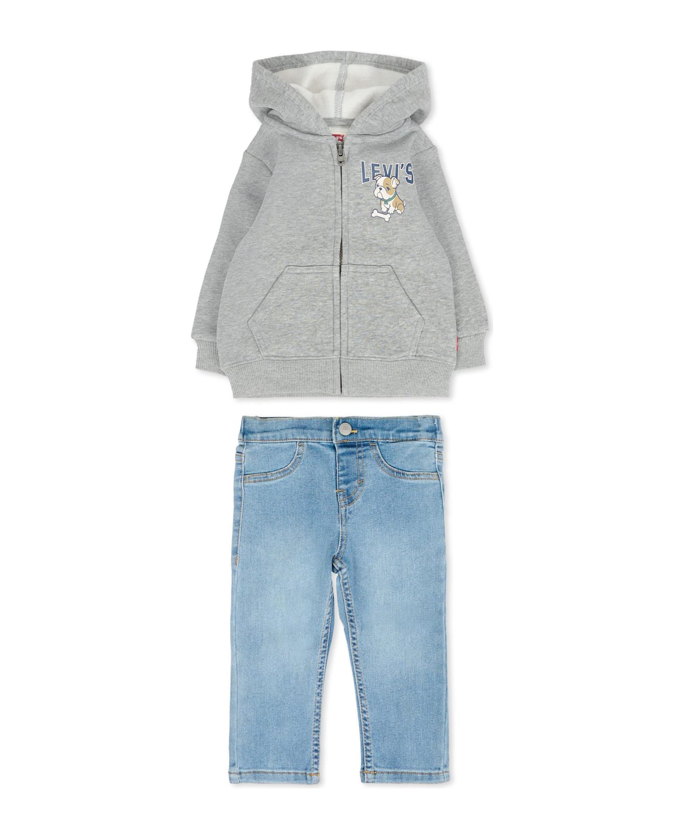 Levi's Green Suit For Baby Boy With Logo - Green