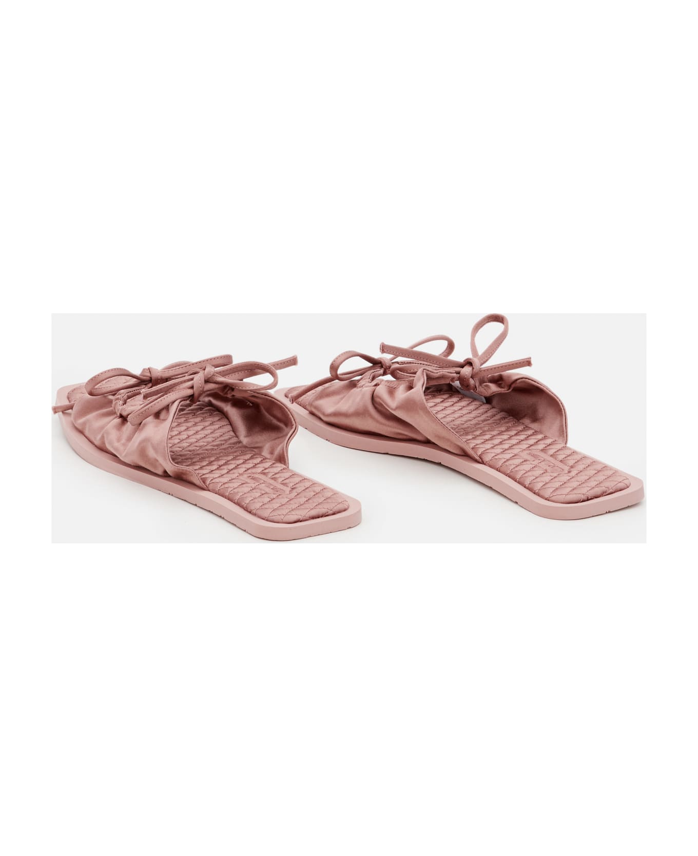Carlotha Ray Eco Satin Slippers - Pink