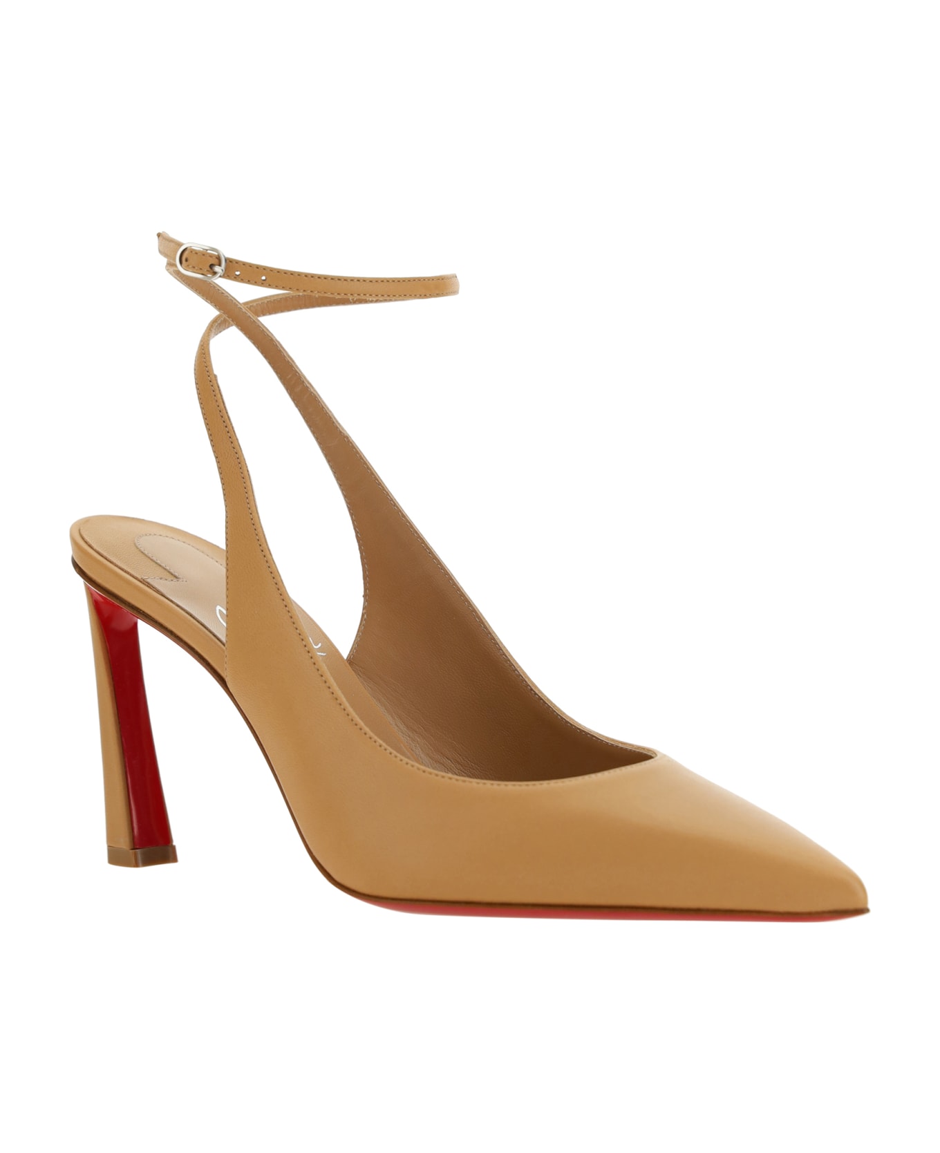 Christian Louboutin Condora Strap Pumps - Toffee/lin Toffee