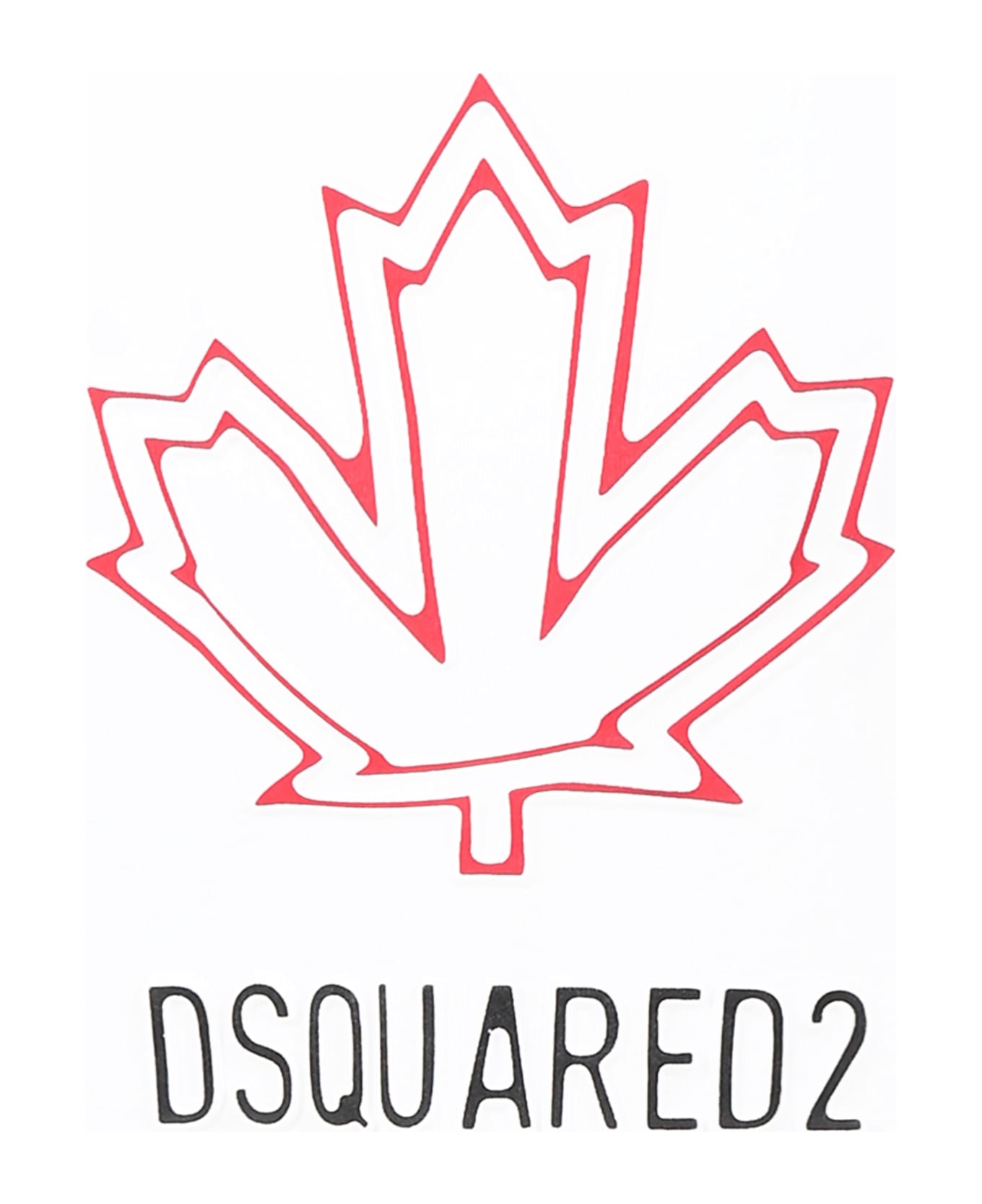 Dsquared2 White T-shirt For Boy With Logo - White