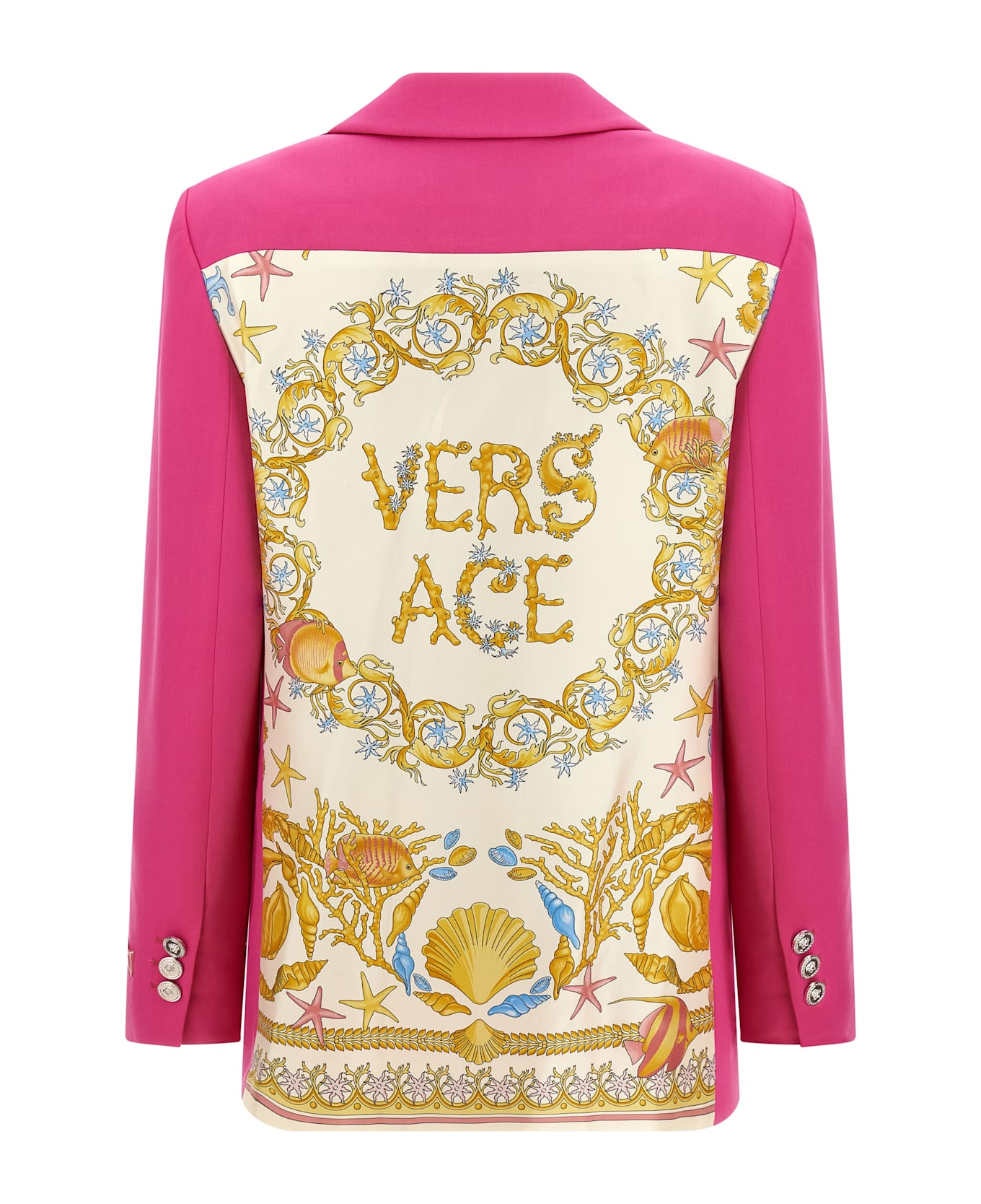 Versace 
underwater Barocco
 Blazer - Fuchsia