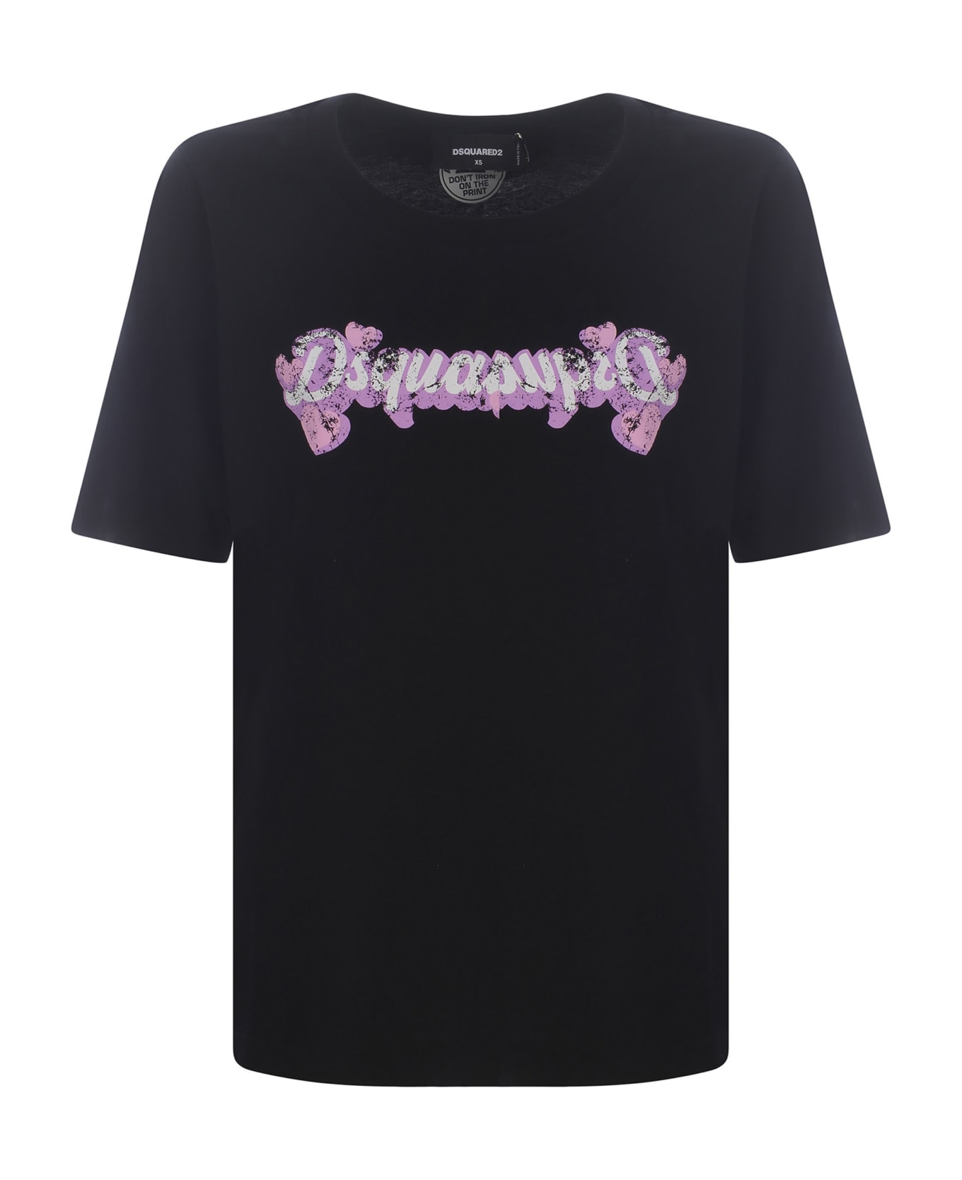 Dsquared2 T-shirt Dsquared2 "hearts" Made Of Cotton Jersey - Nero