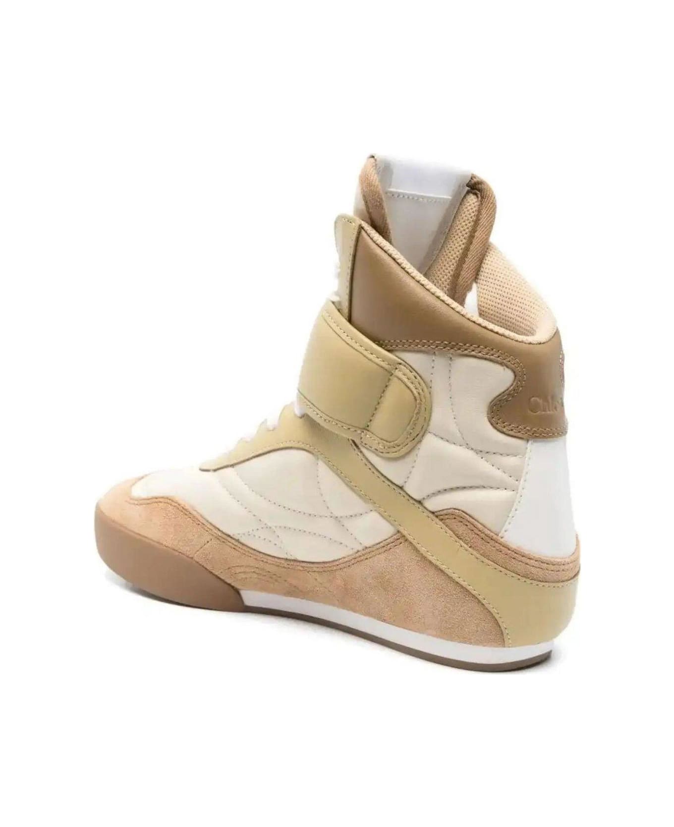 Chloé Kick High-top Sneakers - Beige