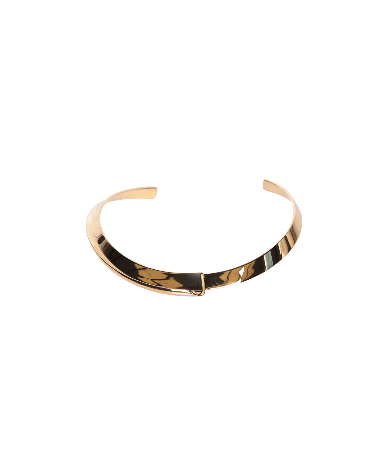 Jacquemus Polished Bangle - Light Gold