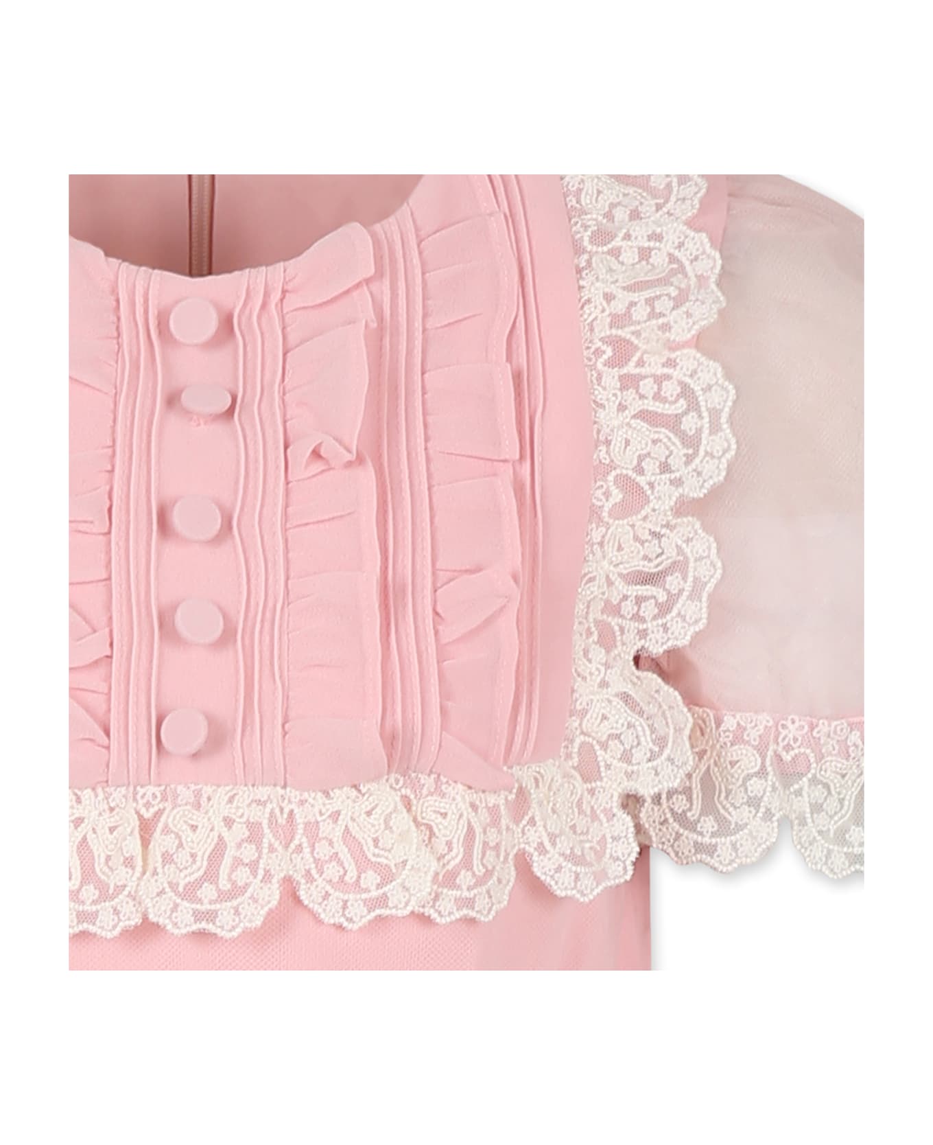 self-portrait Pink Dress For Girl - Pink