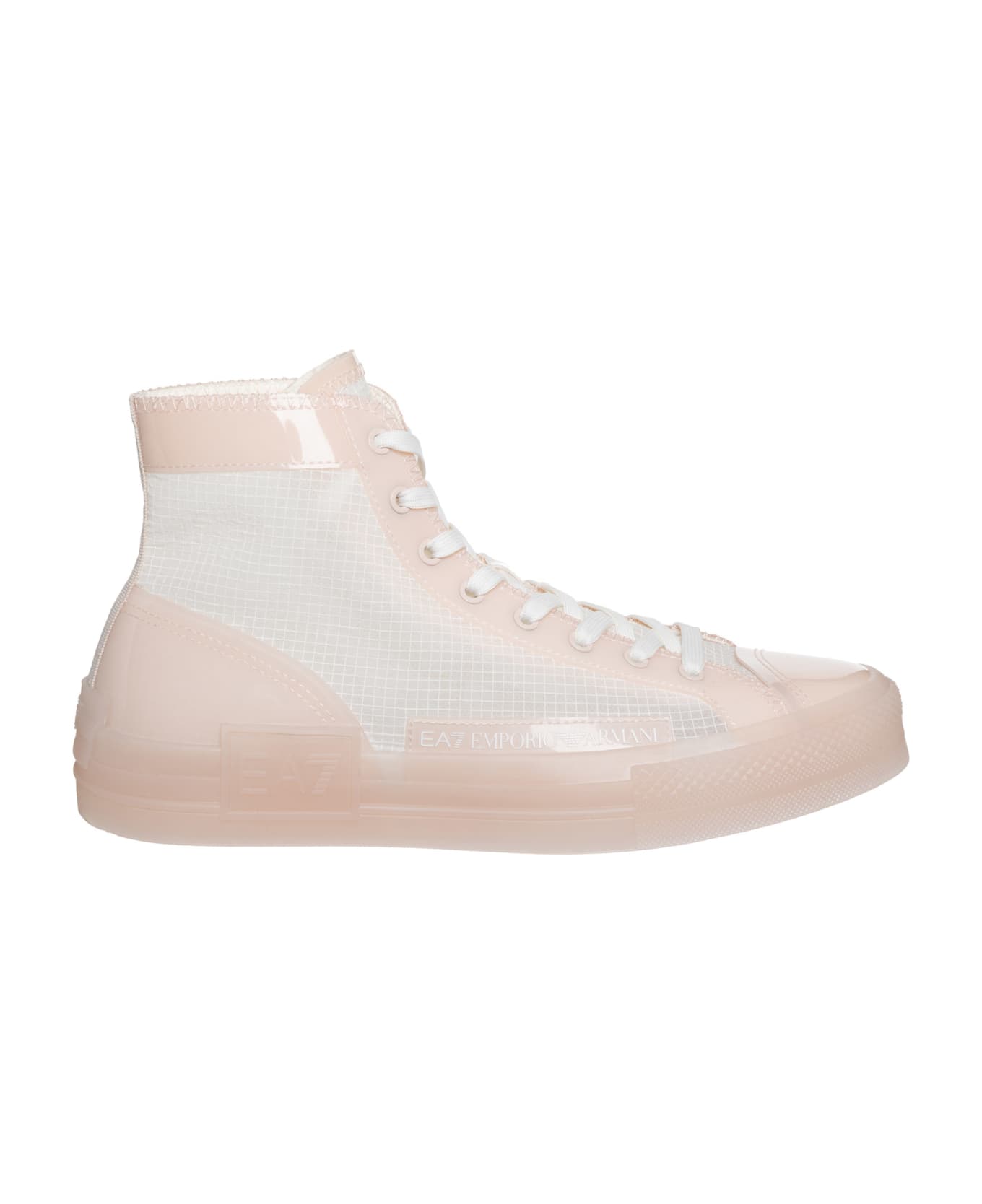 EA7 High-top Sneakers - Whisper Pink - White