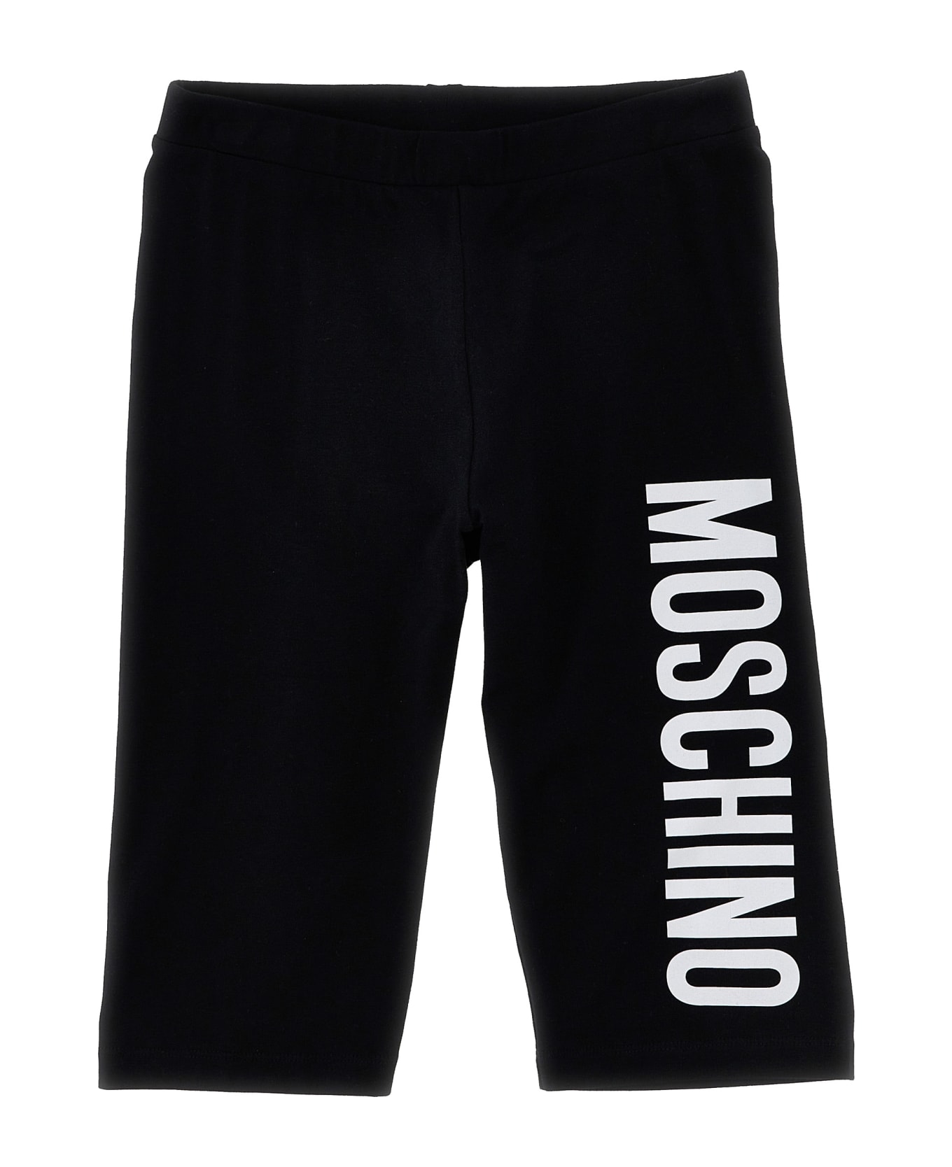 Moschino Logo Print T-shirt + Leggings Set - Pink