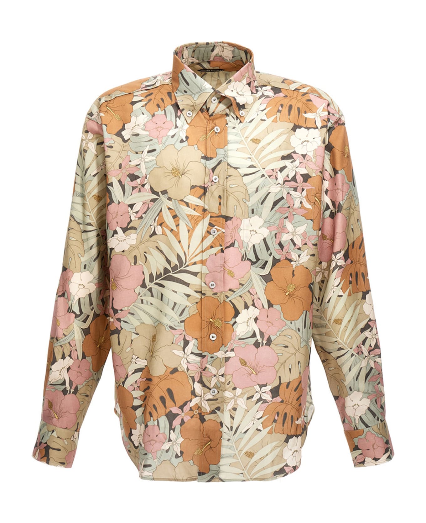 Tom Ford Floral Shirt - Red