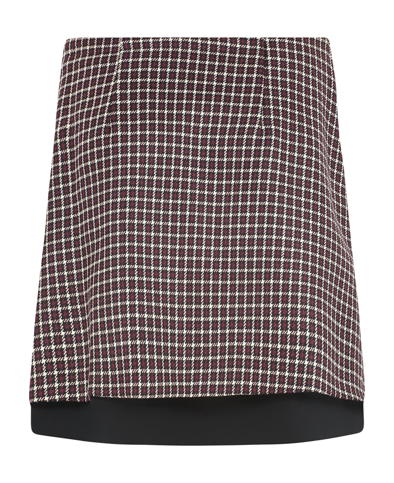 Etro Wool Mini Skirt - Burgundy