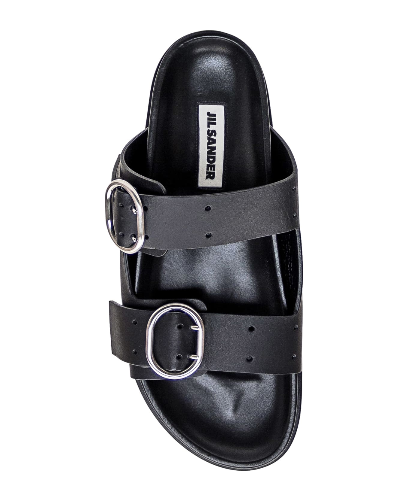 Jil Sander Leather Sandal - NERO