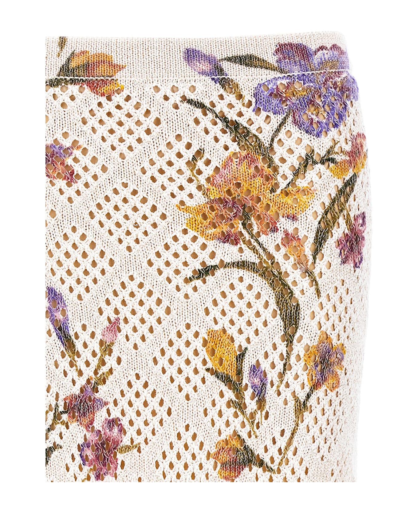 TwinSet Mesh Skirt - Multicolor