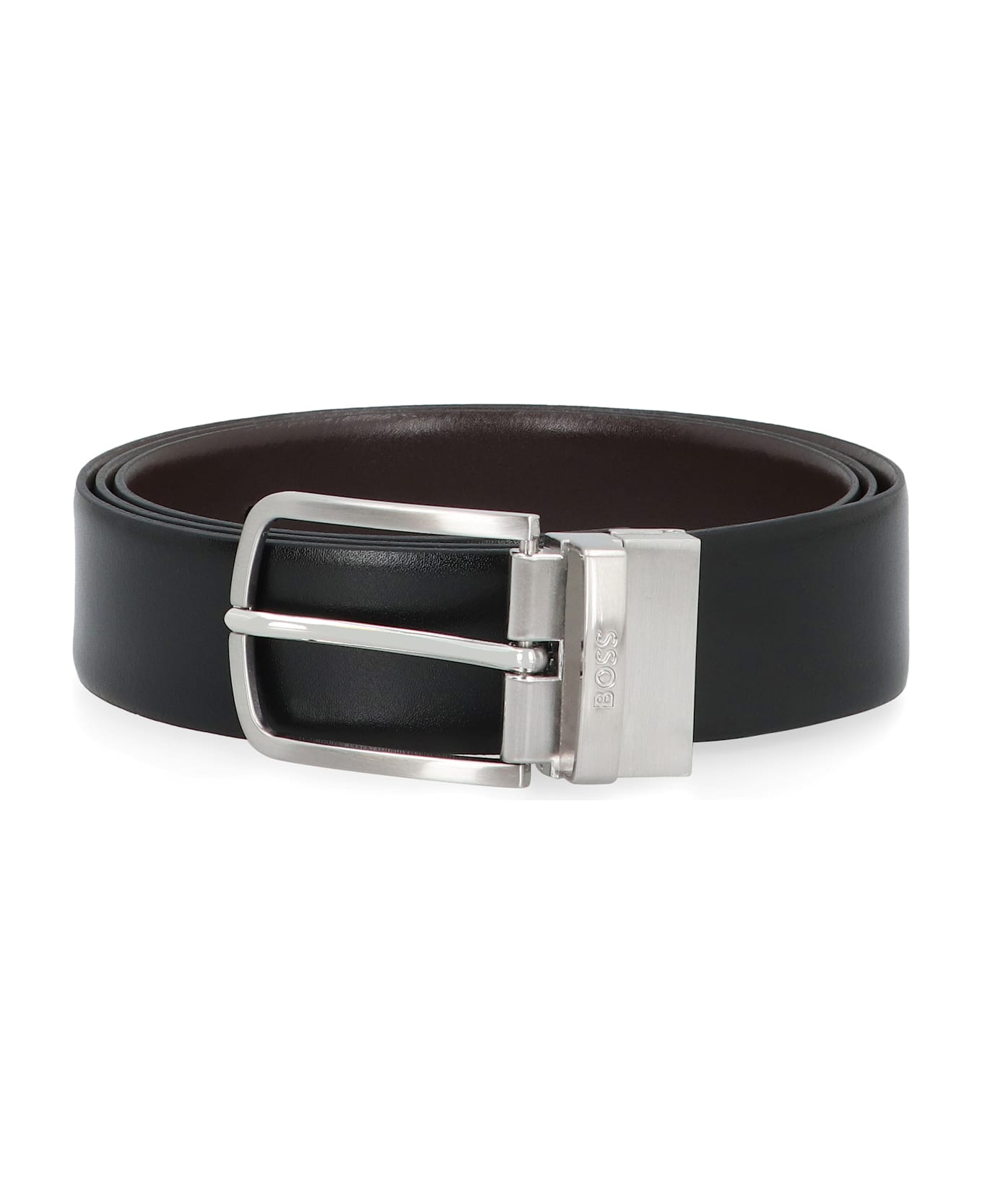 Hugo Boss Reversible Leather Belt - black
