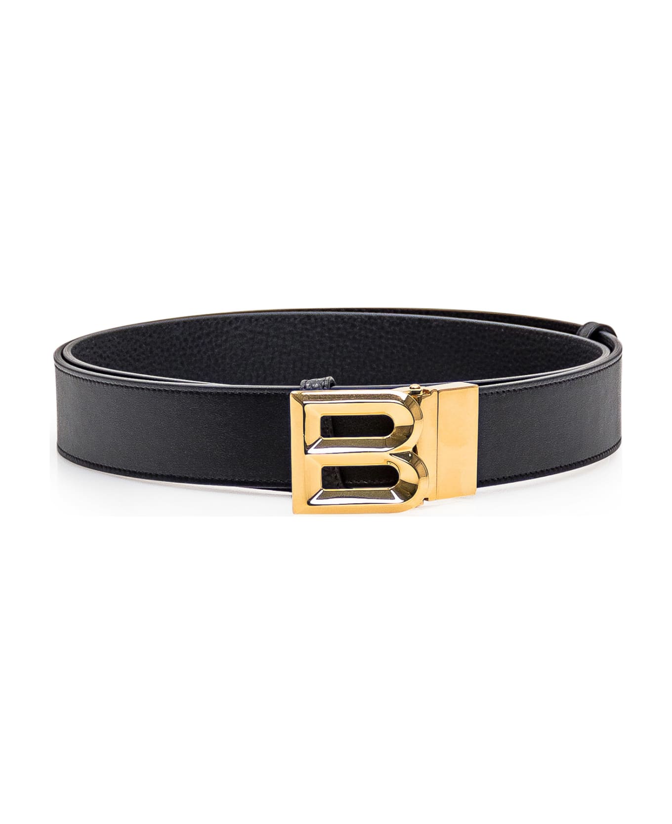 Bally Leather Belt - BLACK+ORO