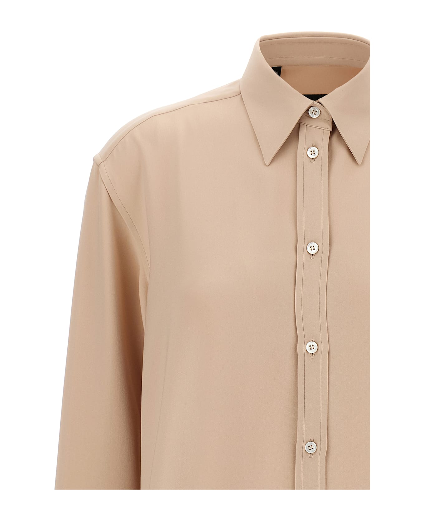 Brioni Cady Silk Shirt - Pink