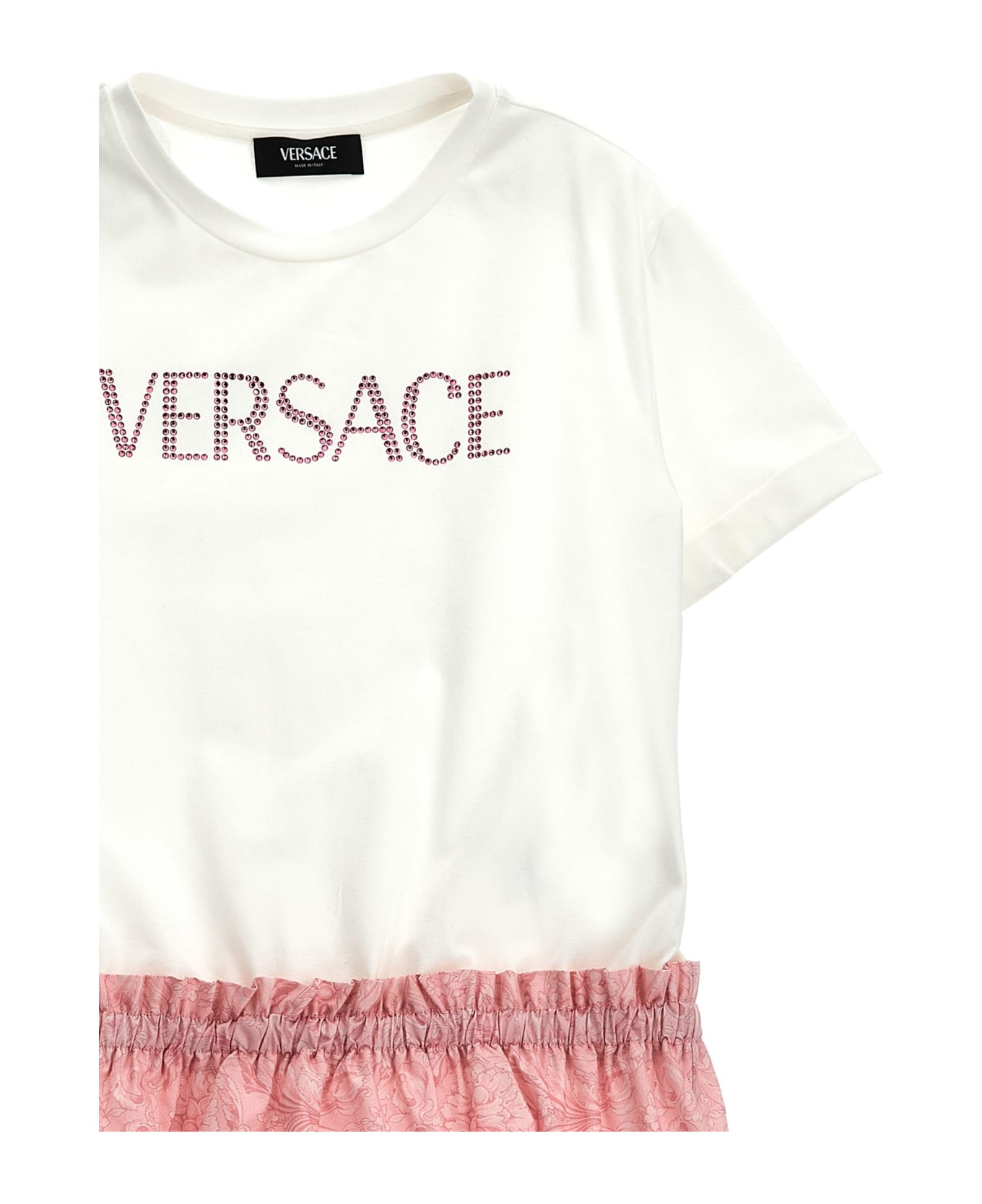 Versace Printed Logo Dress - Multicolor