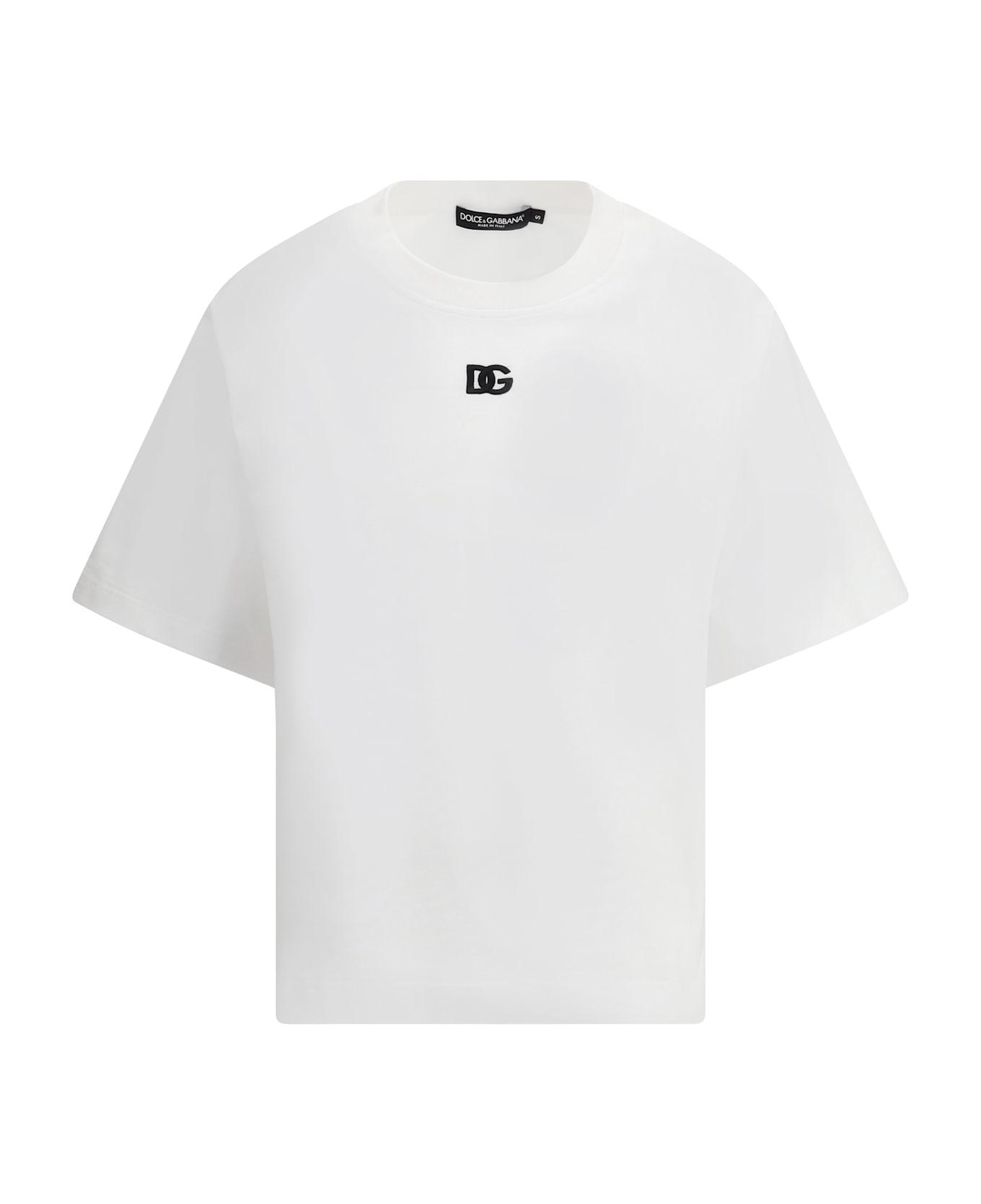 Dolce 
Gabbana Logoed T-shirt - Bianco Ottico