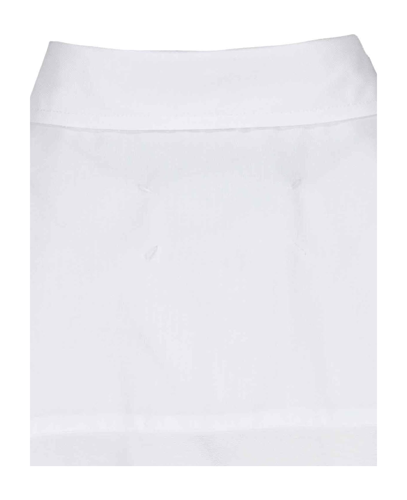 Maison Margiela Mini Chemisier Dress - White
