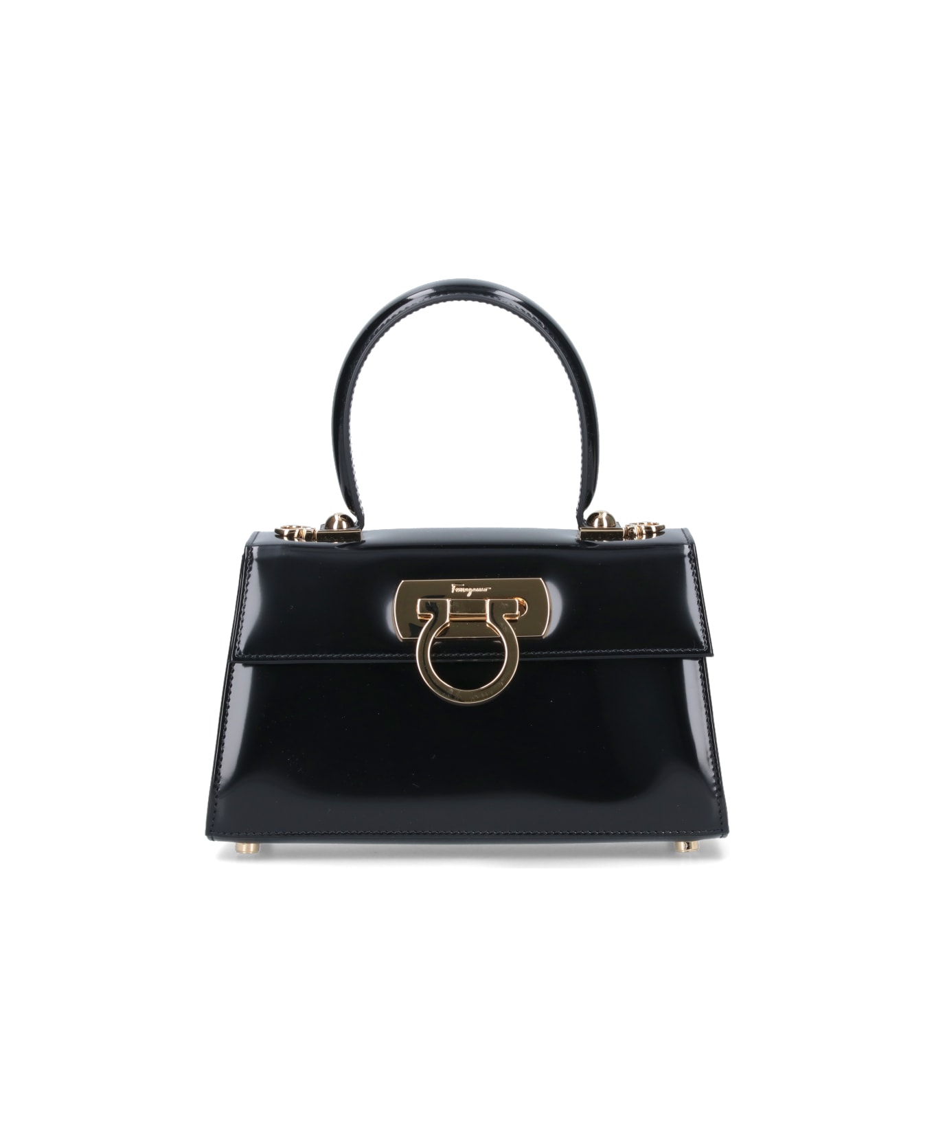 Ferragamo "iconic" Handbag - Black  