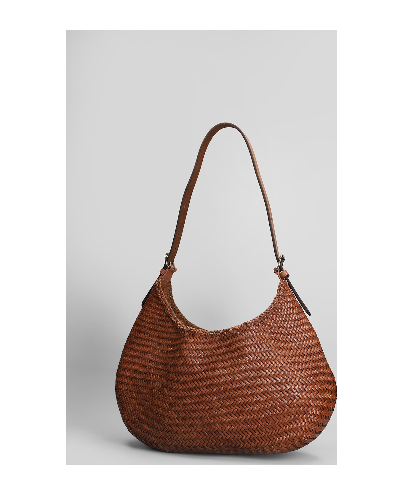 Dragon Diffusion Luna Mezza Tote In Leather Color Leather - leather color
