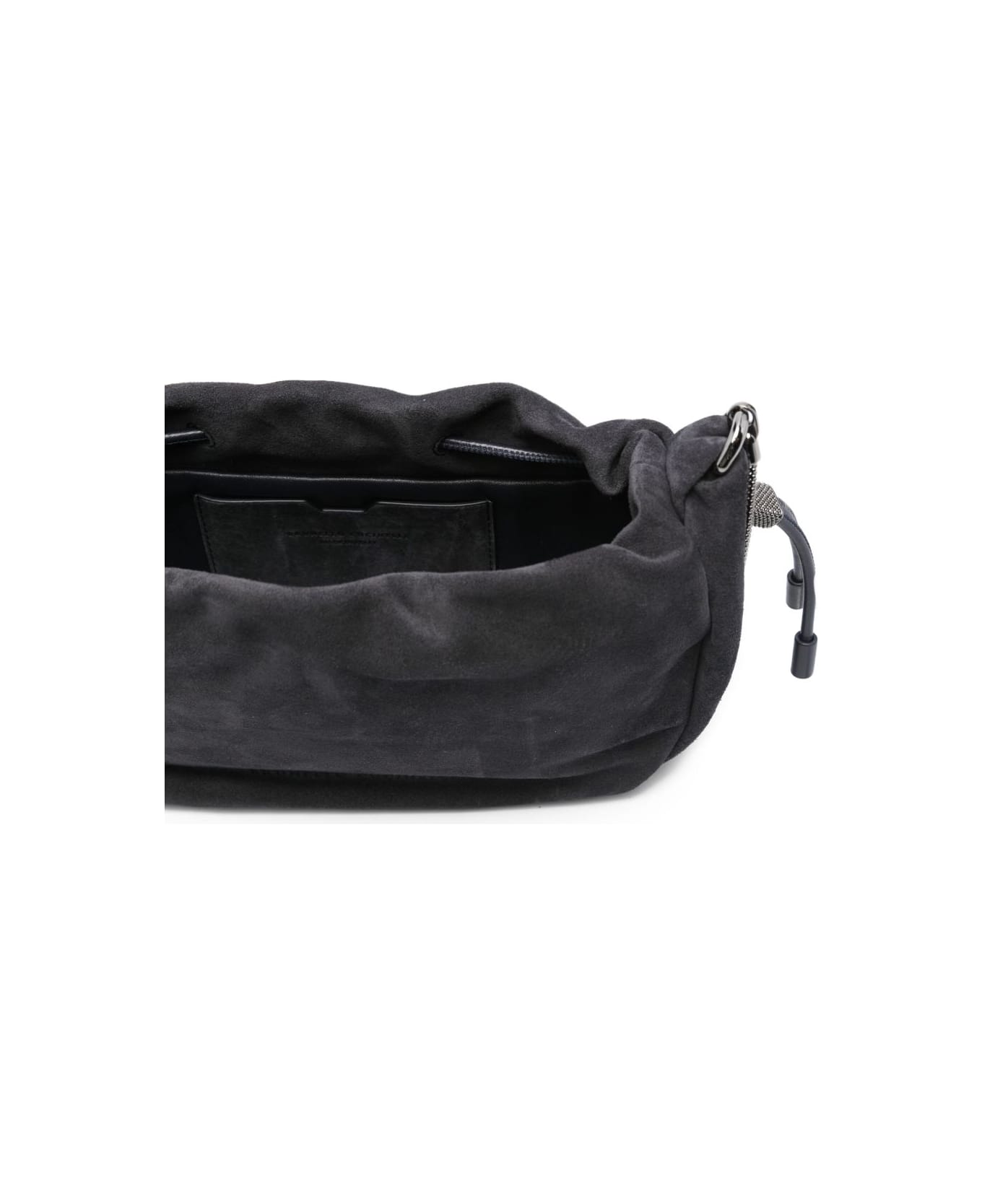 Brunello Cucinelli Bucket Mellow Mini Crossbody Bag - Brown