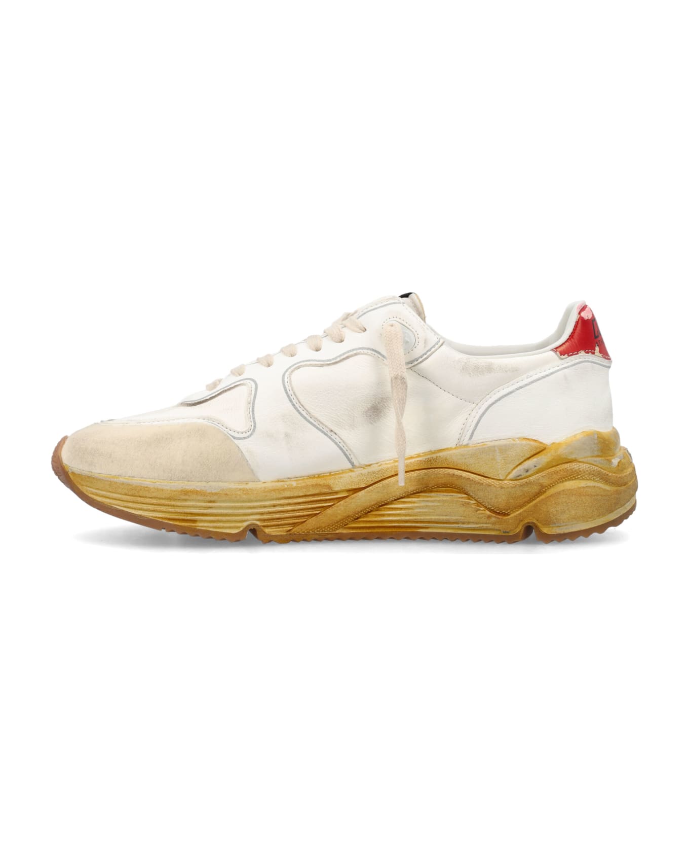 Golden Goose Running Sole Sneakers - White/Red/Blue スニーカー