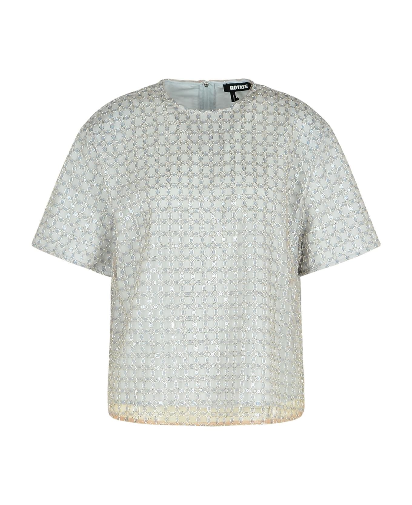 Rotate by Birger Christensen Polyester T-shirt - Beige