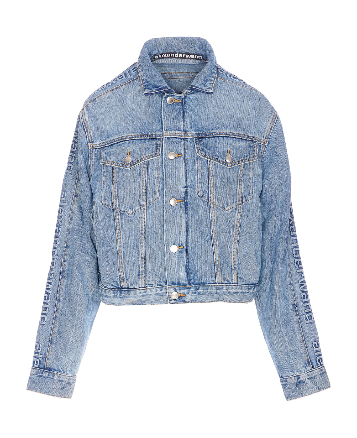 Alexander Wang Denim Track Jacket - Blue