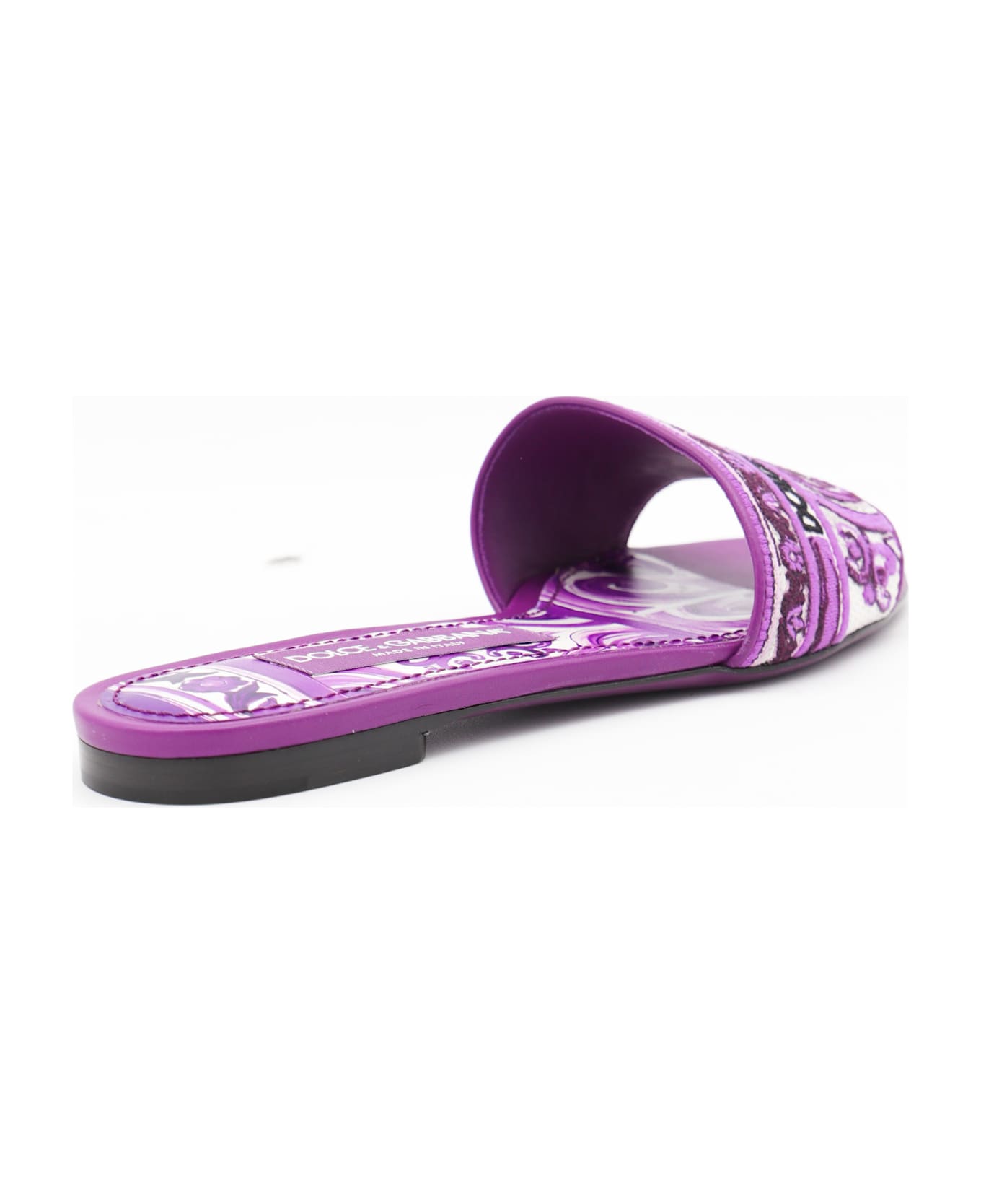 Dolce 
Gabbana Purple Flats - MAIOLICA VIOLA