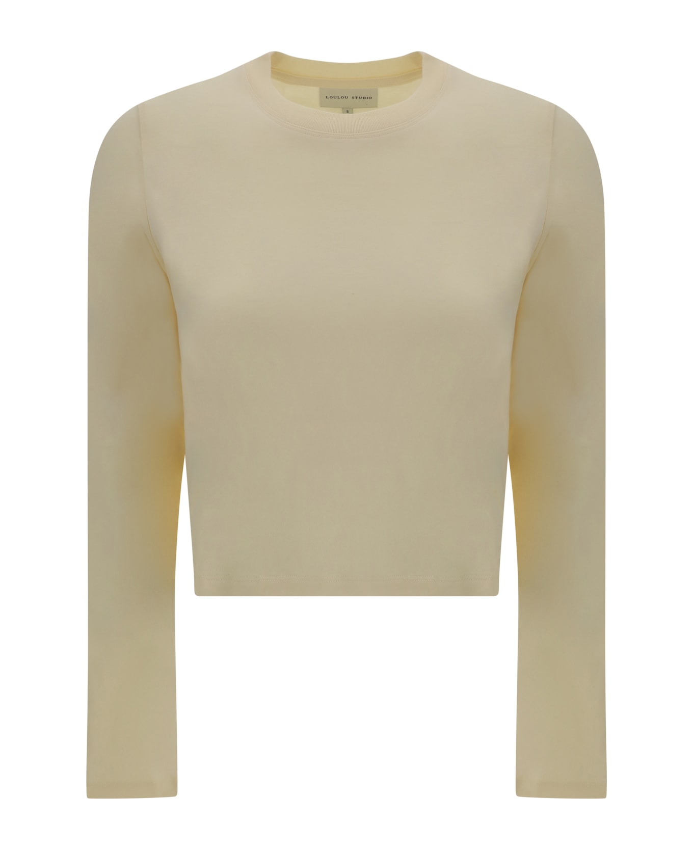 Loulou Studio Long Sleeve Jersey - Rice Ivory