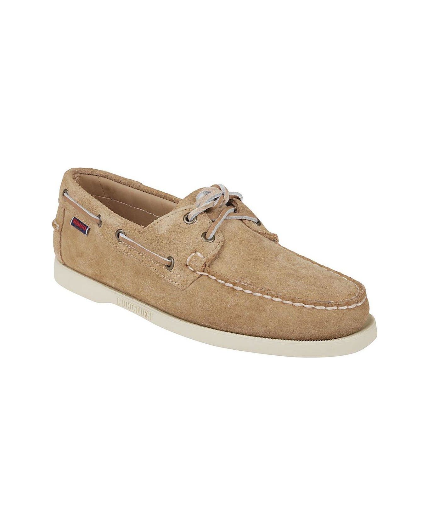Sebago Portland Flesh Out Lace-up Shoes - BEIGE